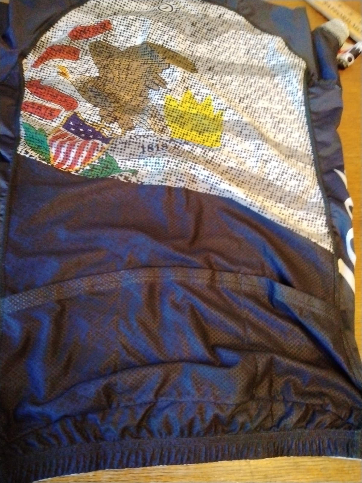 Zoot Iron American Eagle USA Jersey Adult Small Full Zip Cycling Shirt Jersey