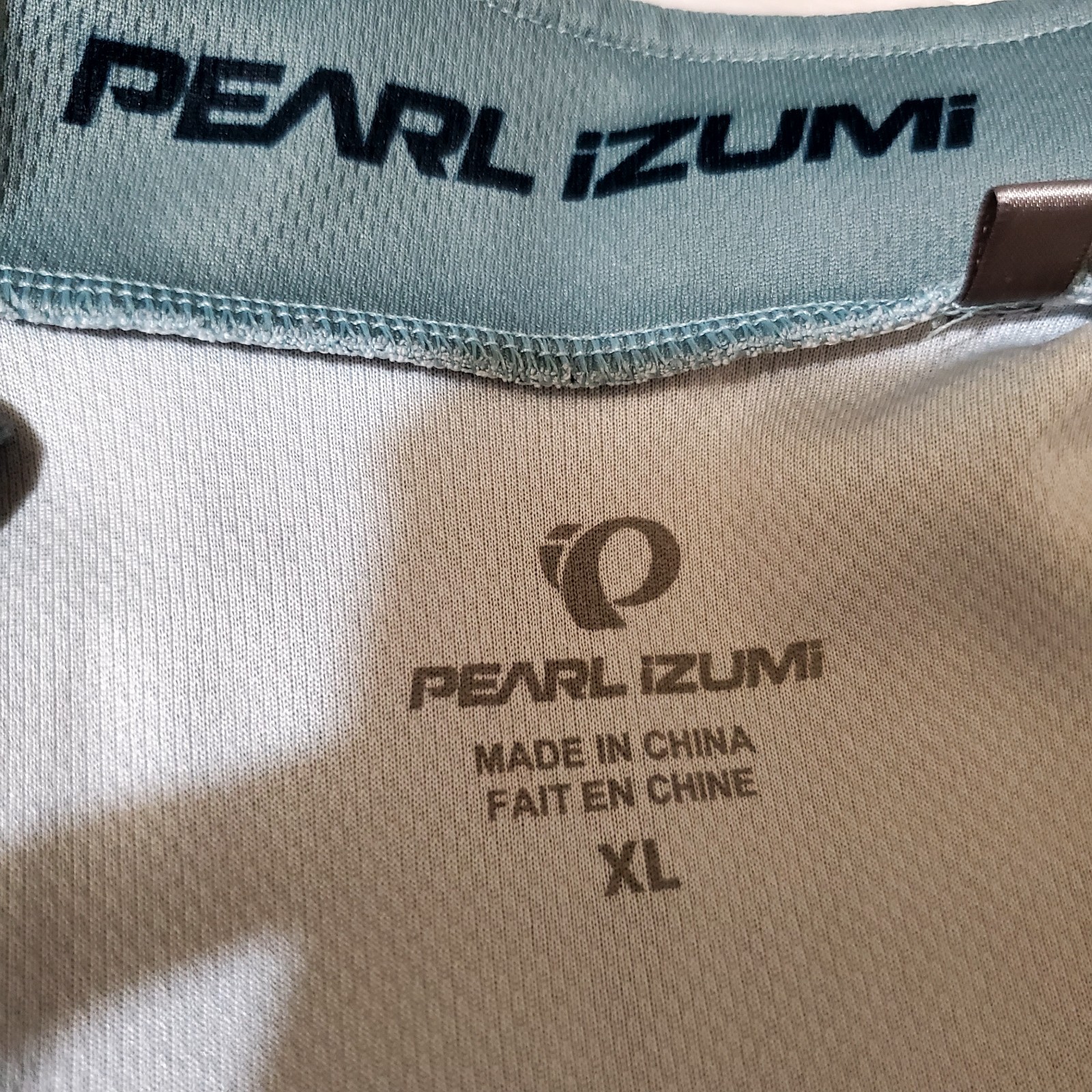 Pearl Izumi Jersey Mens XL Blue Green Cycling Biking Full Zip Performance Jacket