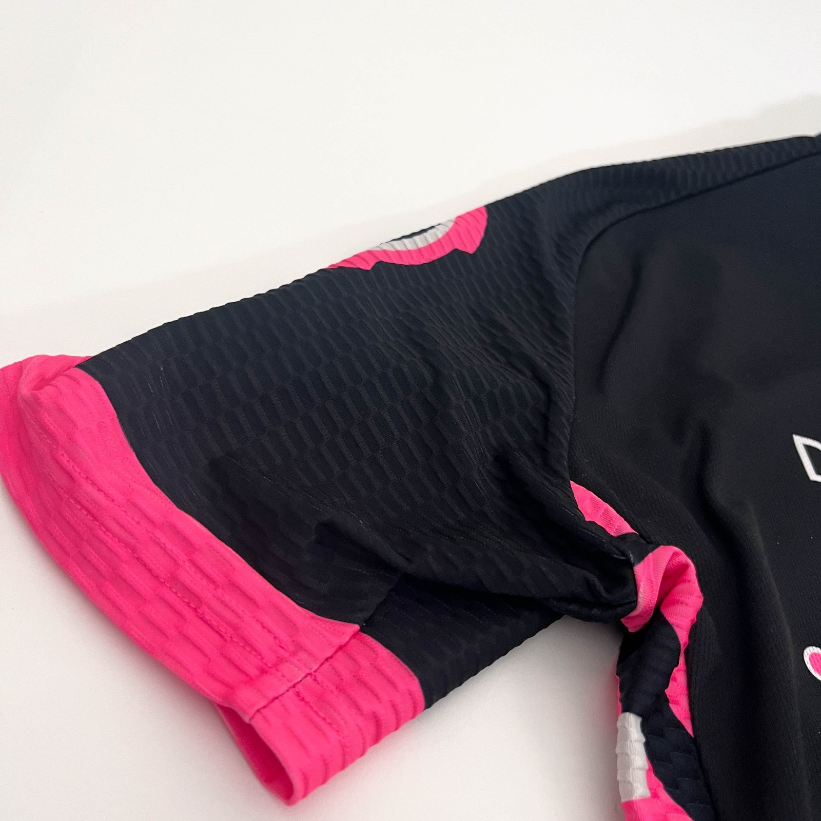Cuore DIAD Cycling Jersey Size Large Black/White/Pink Deni in a Day Quadlock