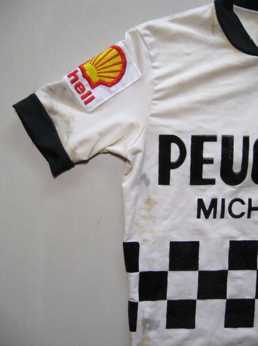 Vintage Peugeot Michelin Cycling Jersey Bicycle France Rare!