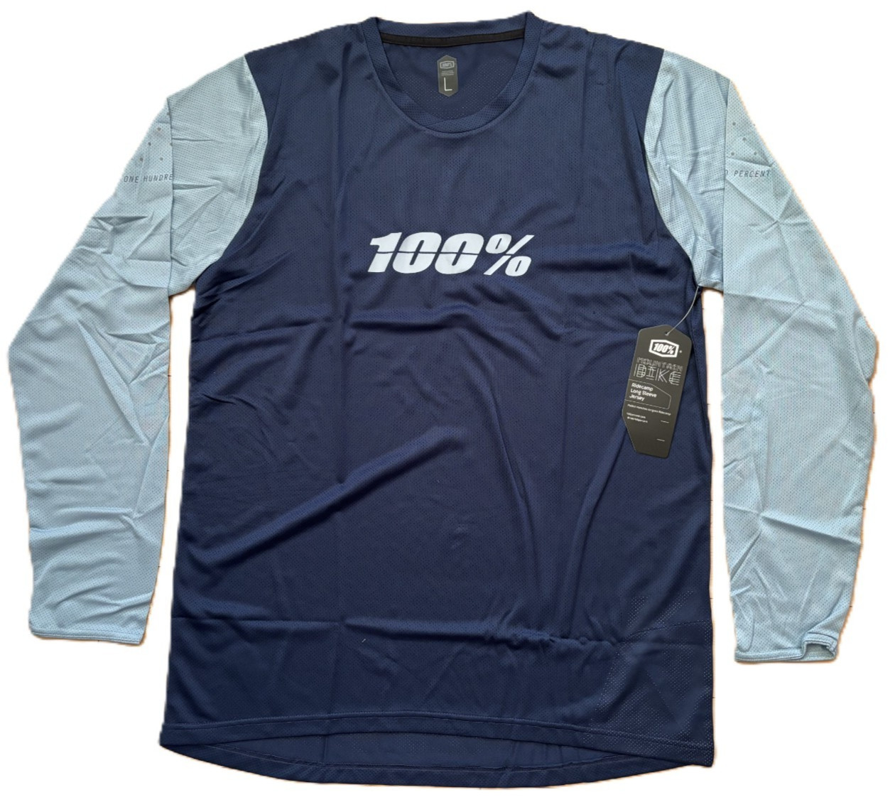 100% Ridecamp Long Sleeve Jersey – Size L