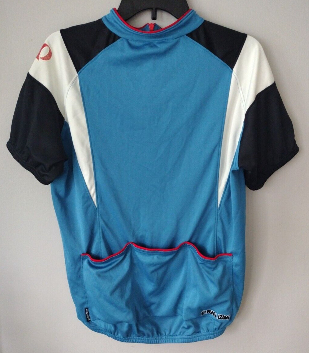 PEARL IZUMI ULTRA SENSOR MENS CYCLING 3/4 ZIP SHIRT TRIPLE REAR POCKETS SZ. MED