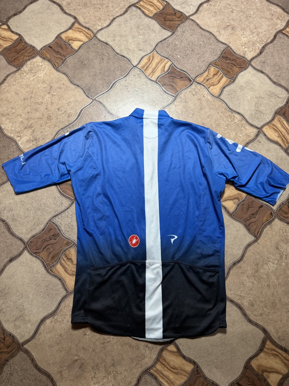 RARE CYCLING SHORT SLEEVE SHIRT JERSEY TRIKOT SKY CASTELLI ORIGINAL SIZE M