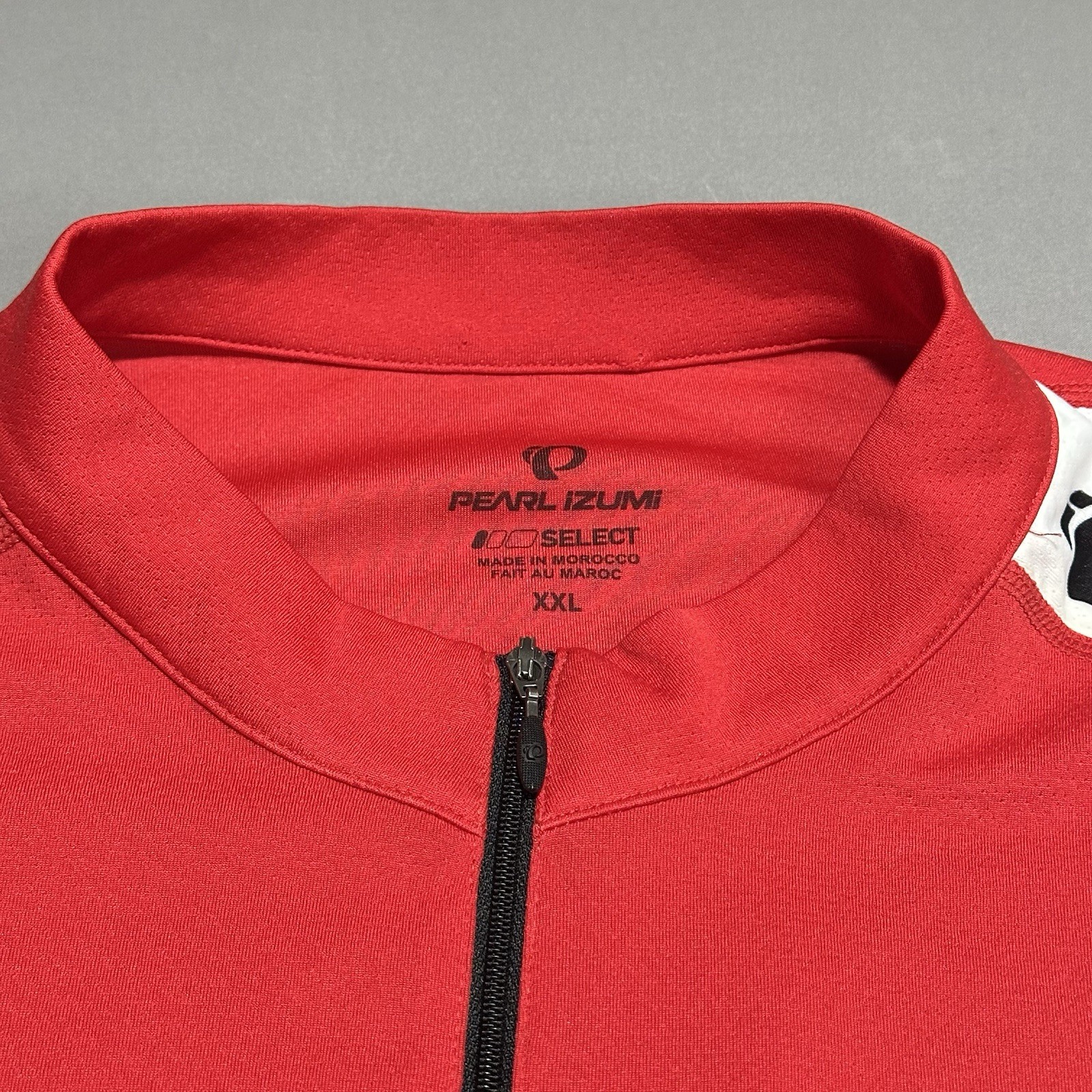 PEARL IZUMI Select Cycling Jersey Men’s Size 2XL XXL Red 1/2 Zip Race Pockets