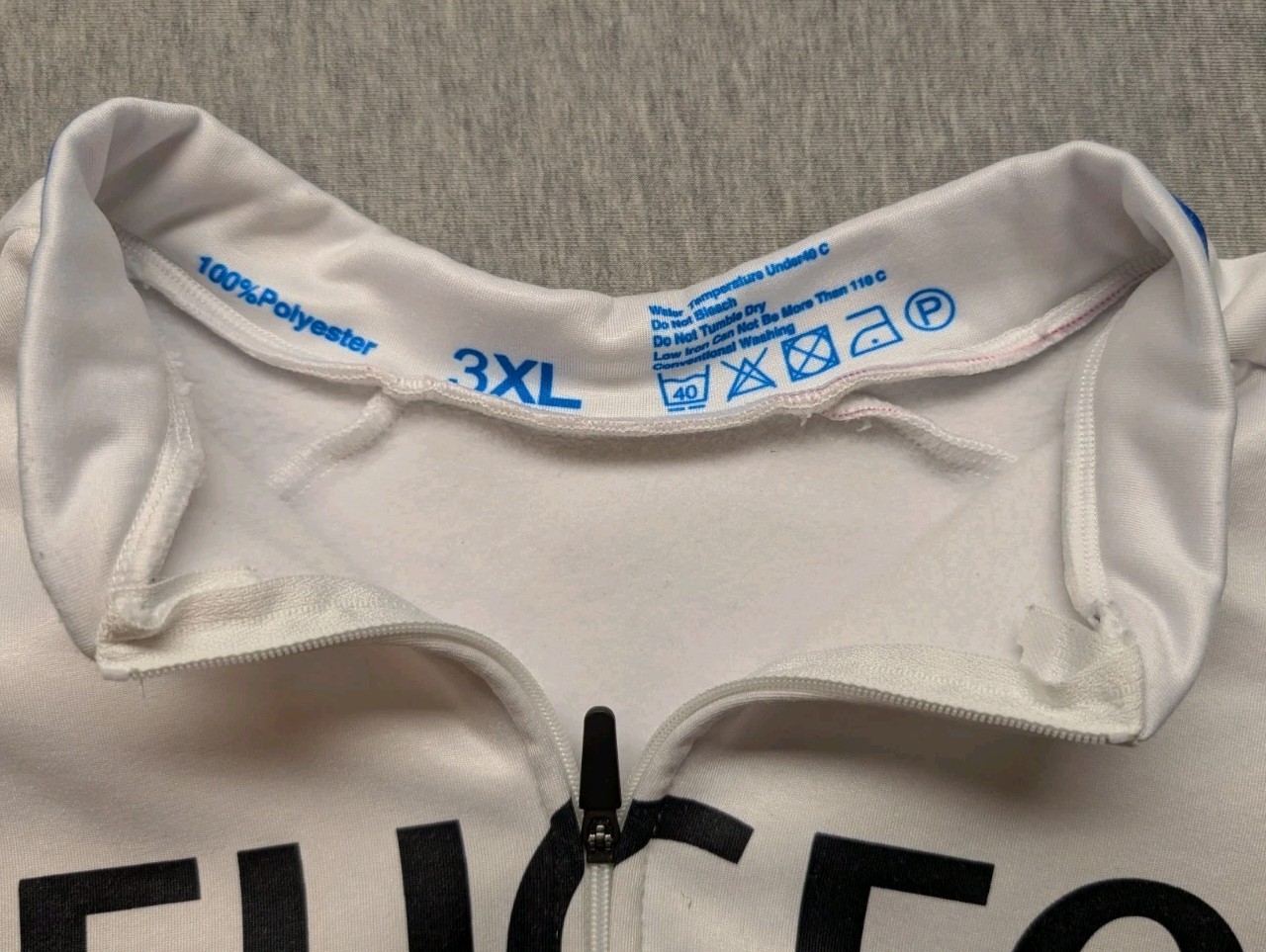 Michelin Peugeot Long Sleeve Cycling Jersey Size 3XL 100% Polyester Thermal
