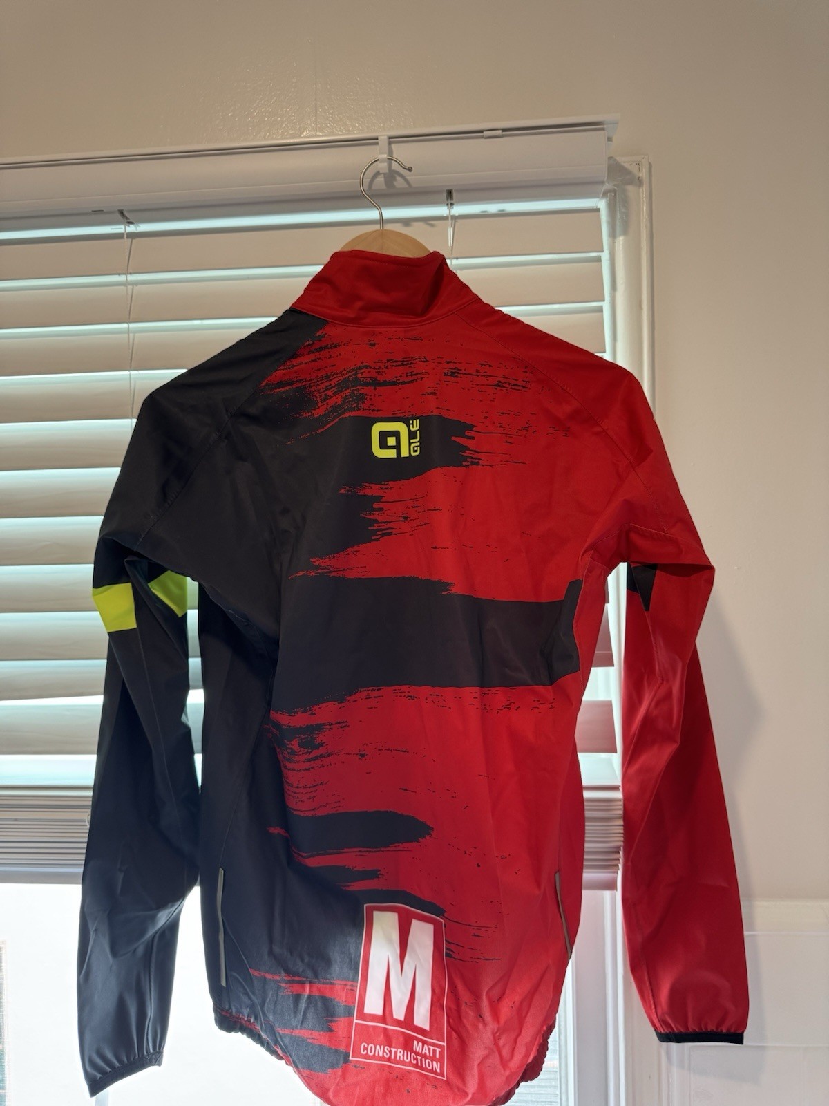 Alé M Cycling Jersey Full Zip Short Sleeve Mock Neck with MATCHING Windbreaker