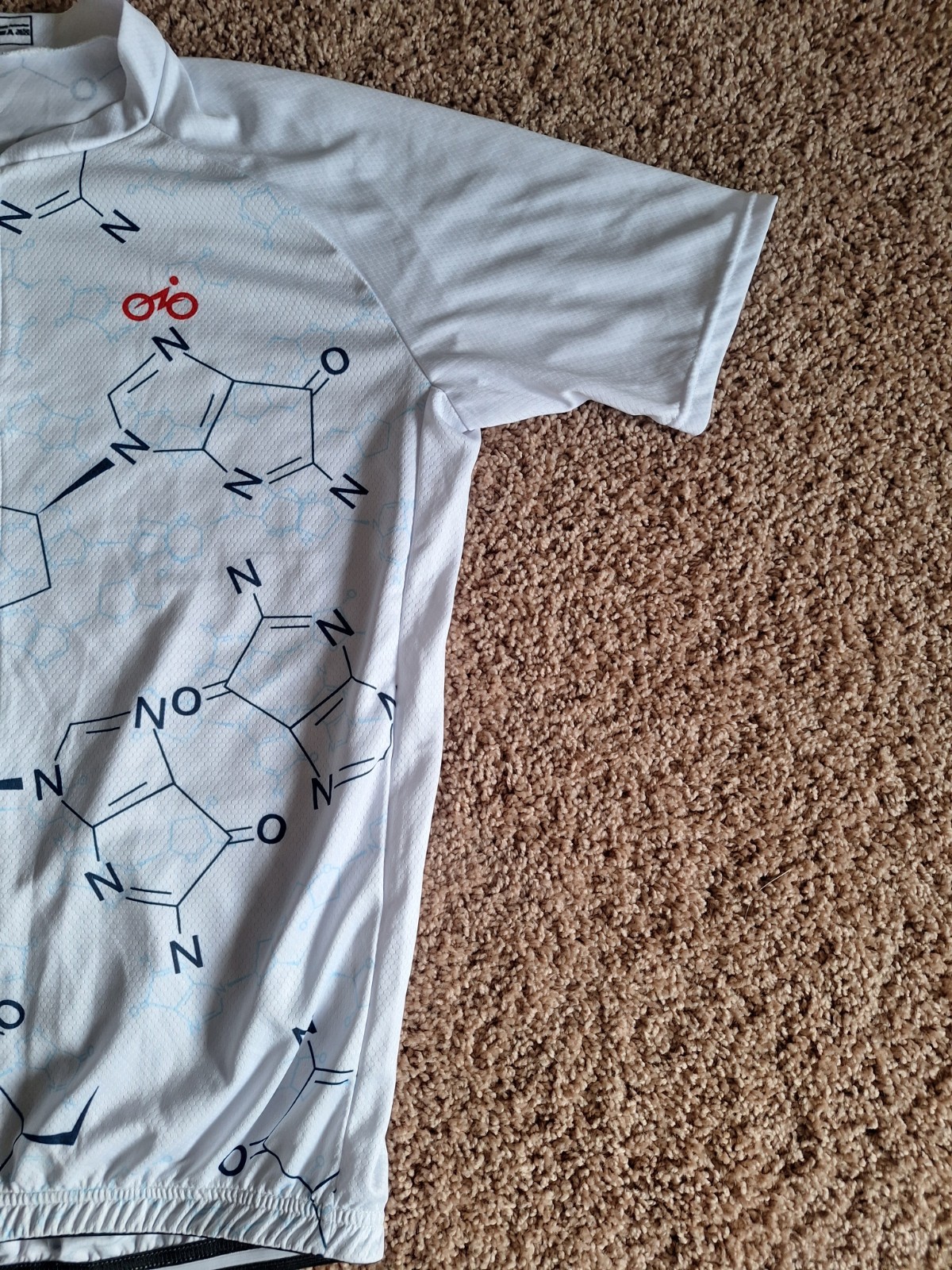 Chemistry Molecules Retro Cycling Jersey XL Men’s Unbranded 100% Polyester