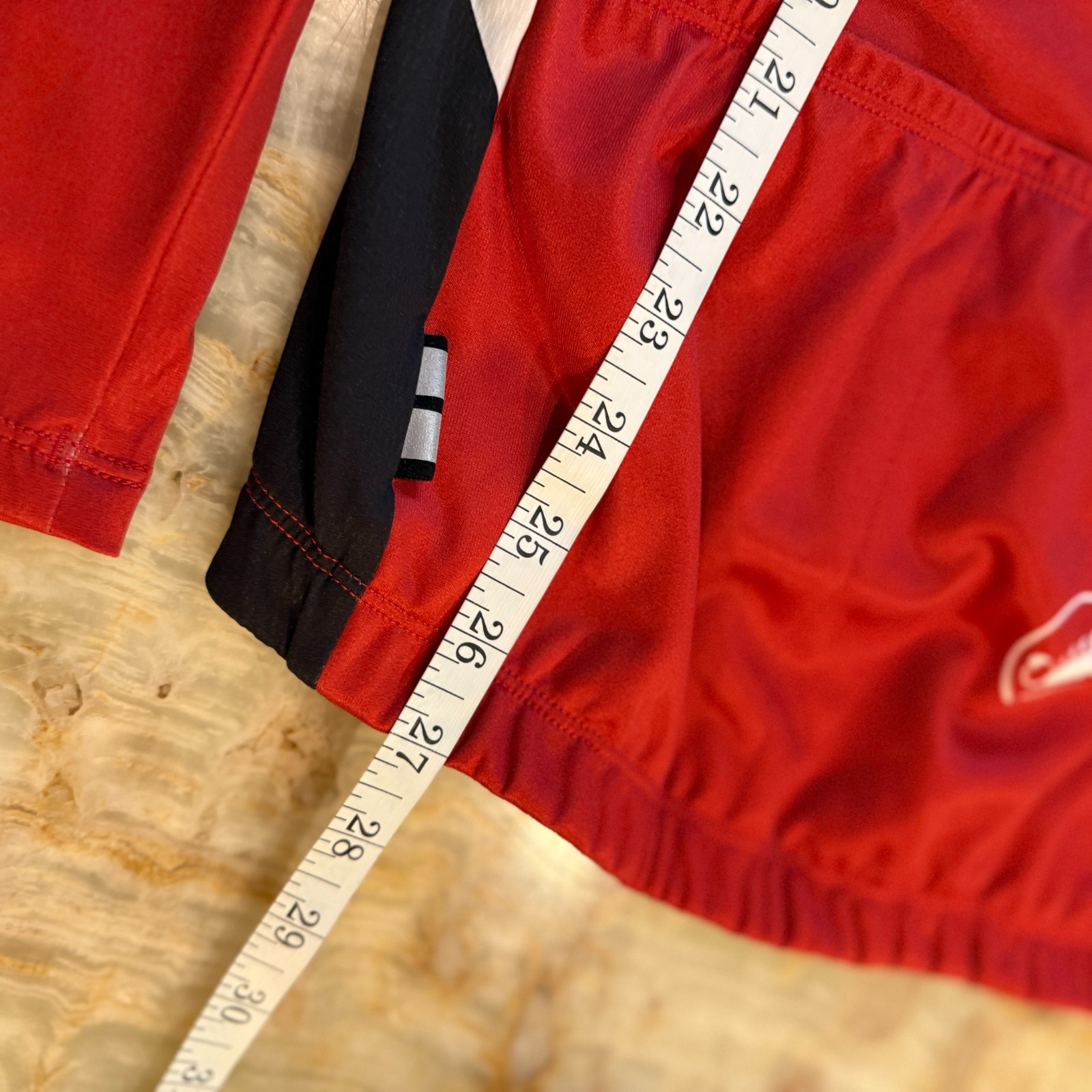 Castelli Mens Diamondback Servizio Corse Cycling Jersey Red Full Zip Outdoor 2X