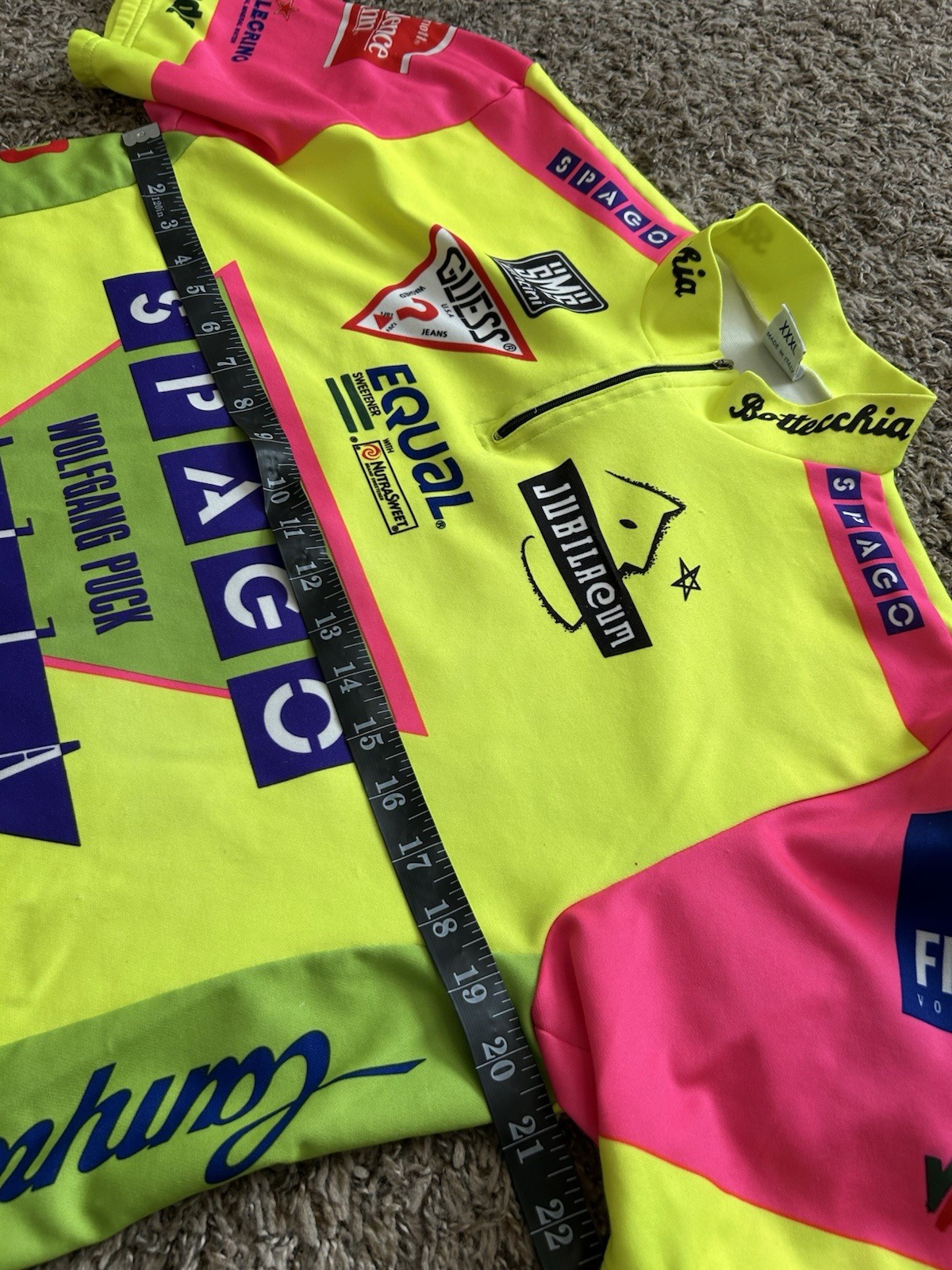 SMS Santini Guess Gatorade Cycling Jersey Spago Wolfgang 90s VTG Italy 3XL