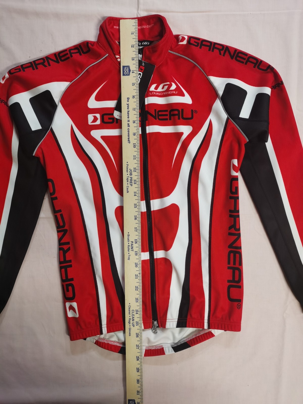 Louis Garneau Zip Up Long Sleeve Men Cycling Jersey Jacket XXS NWT
