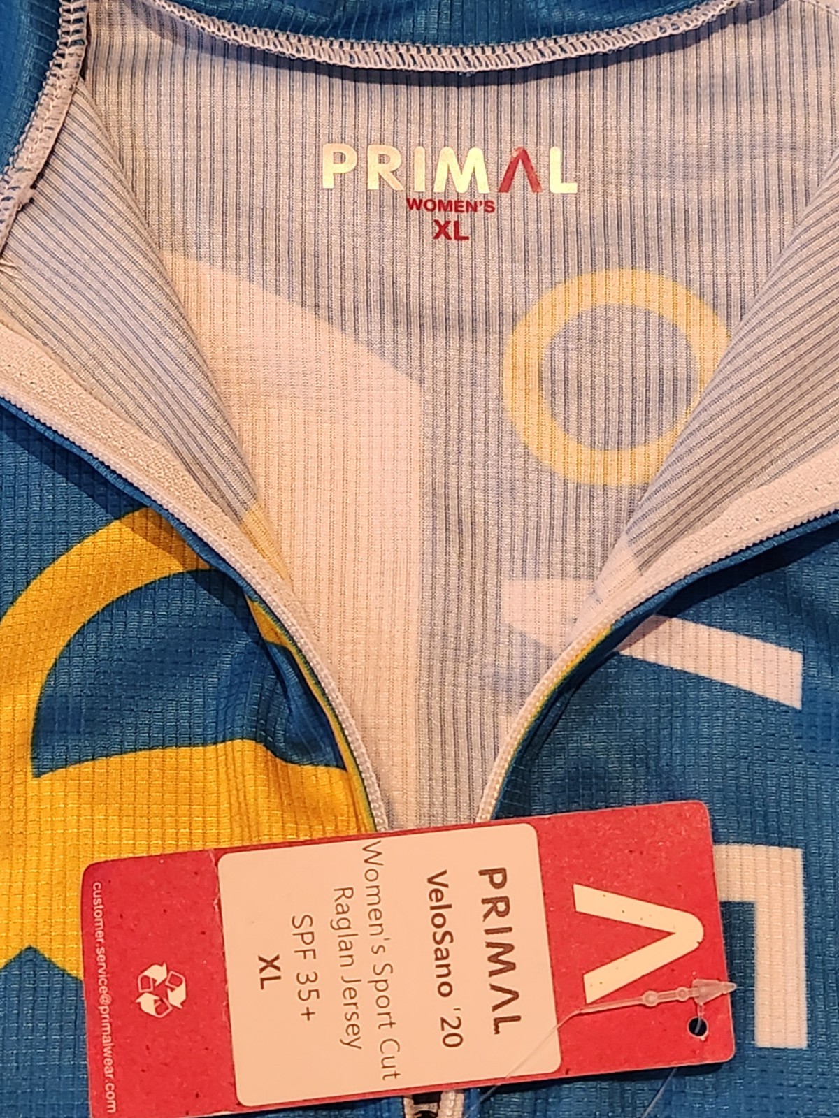 Primal Women XL VeloSano Cleveland Clinic Cycling Jersey Sport Cut Ohio NOS 2020