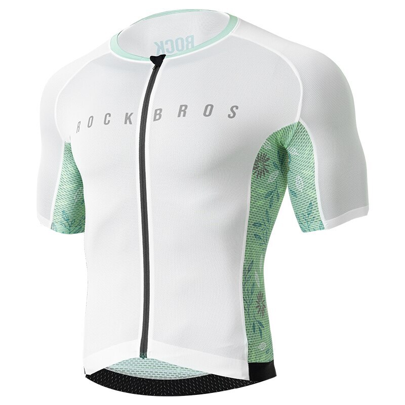ROCKBROS Men’s Cycling Jersey MTB Road Bike Short Sleeve T-shirt Summer Clothes