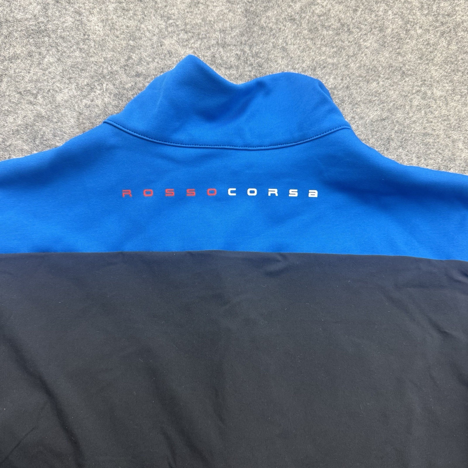Castelli Rosso Corsa Perfetto Light Cycling Jersey Mens L Blue Gore Tex Infinium