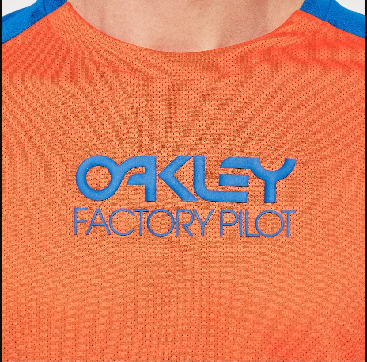 Oakley Factory Pilot MTB Ls Jersey Scarlet Ibis Long Sleeve T- Shirt Technical