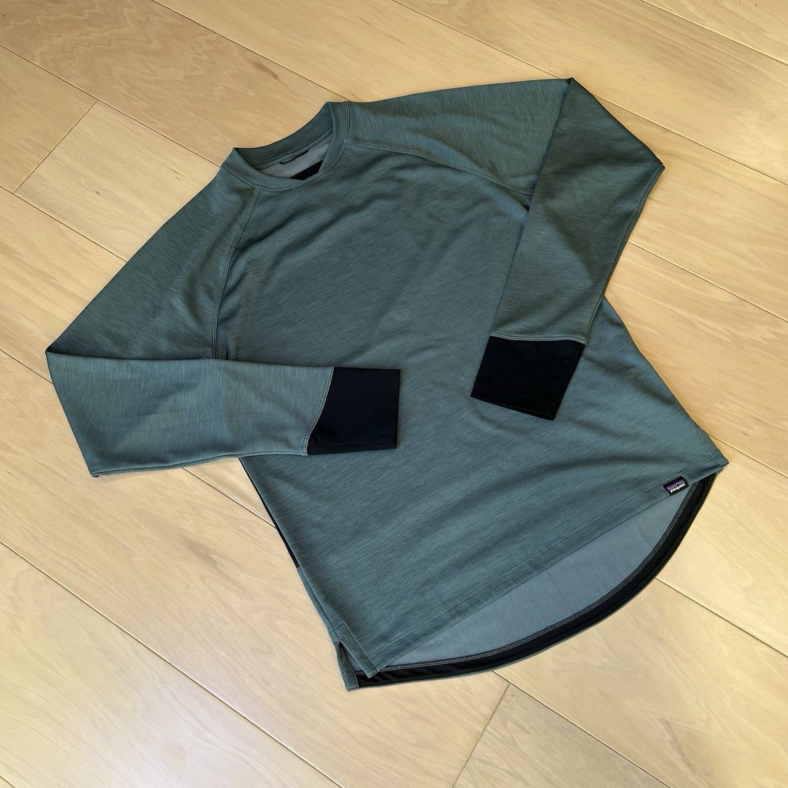 Patagonia Dirt Craft Bike Jersey Green Long Sleeve Men’s Medium