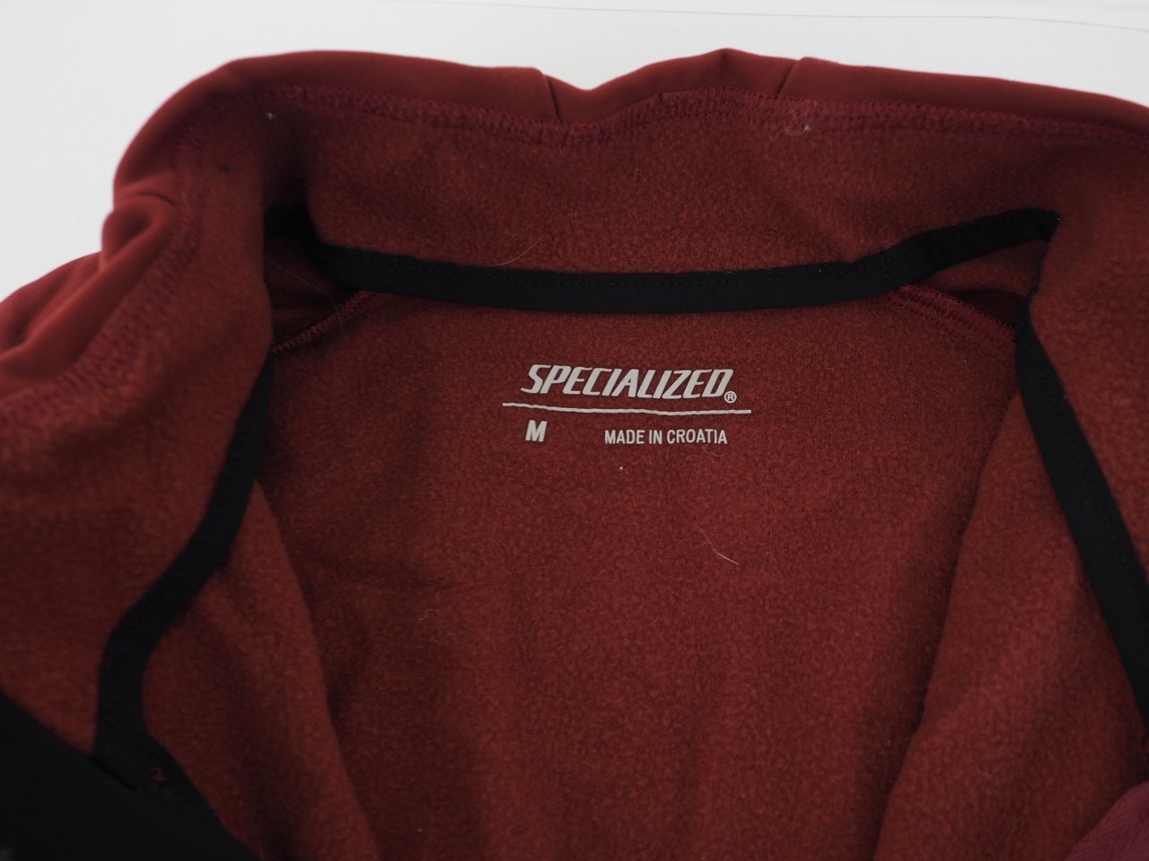 Specialized Thermal Softshell Cycling Jersey Men’s Medium Maroon