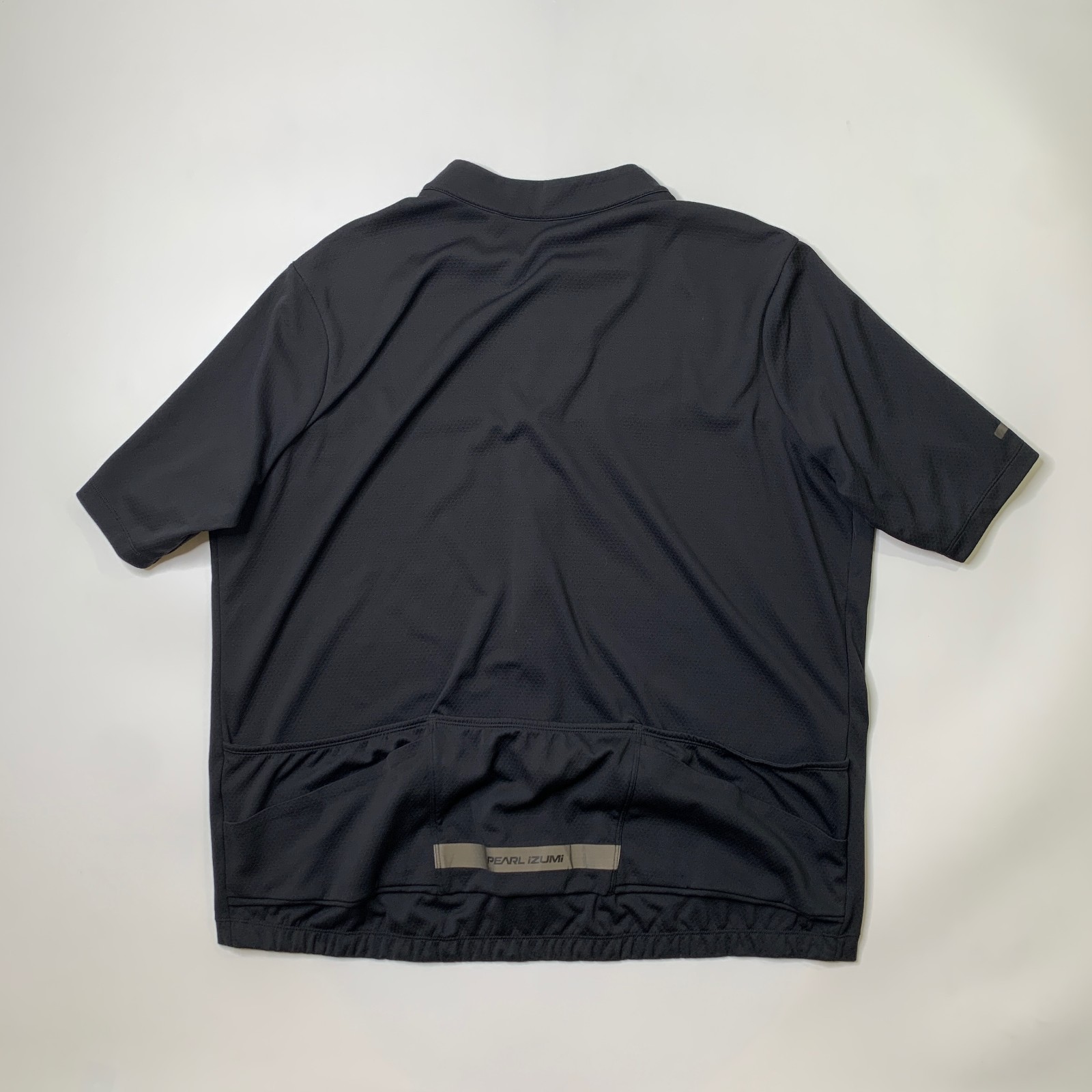Pearl Izumi Jersey Mens 2XL Black Tempo Cycling Biking Short Sleeve Full Zip