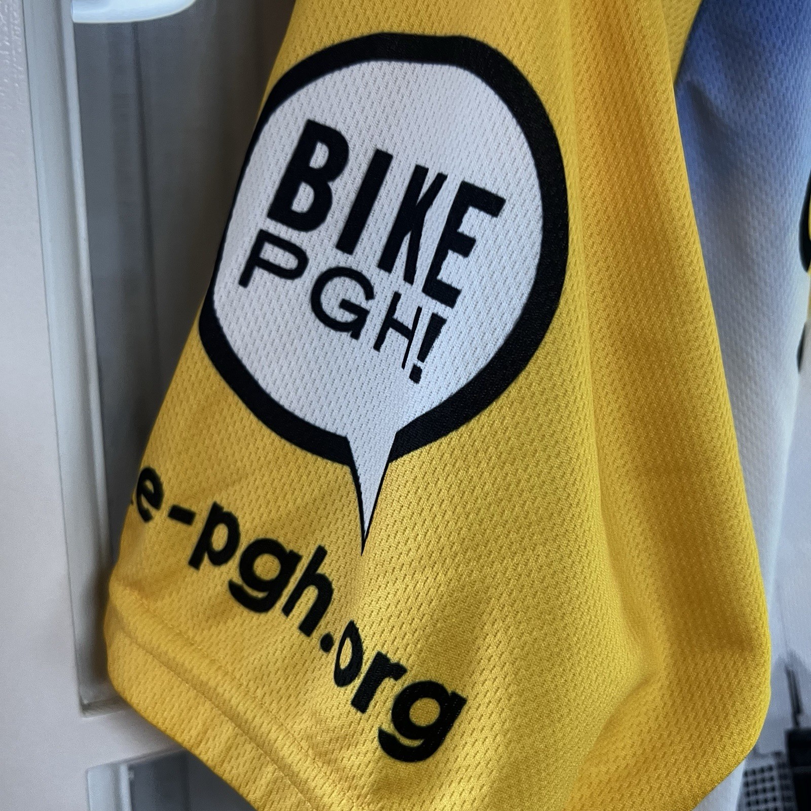 Large Pittsburgh Skyline Cycling Bike Jersey Biking Top Bicycle Shirt Men’s Size