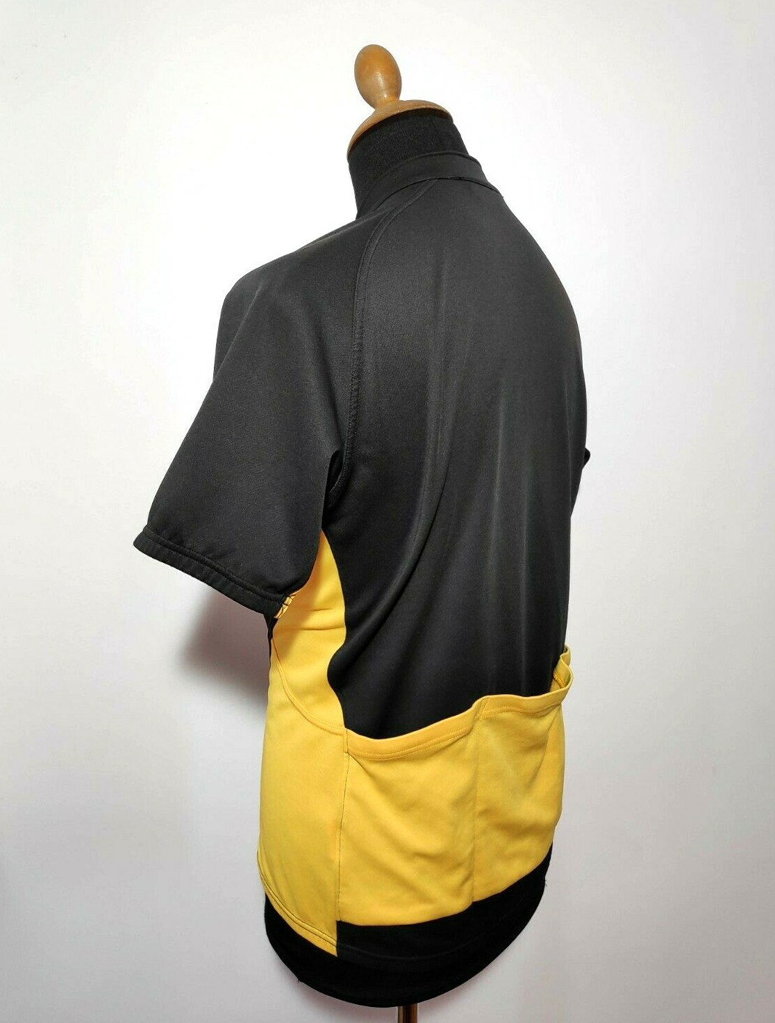 Pearl Izumi Cycling Jersey Sz. M Black Yellow Men’s Racing Full Zip Short Sleeve