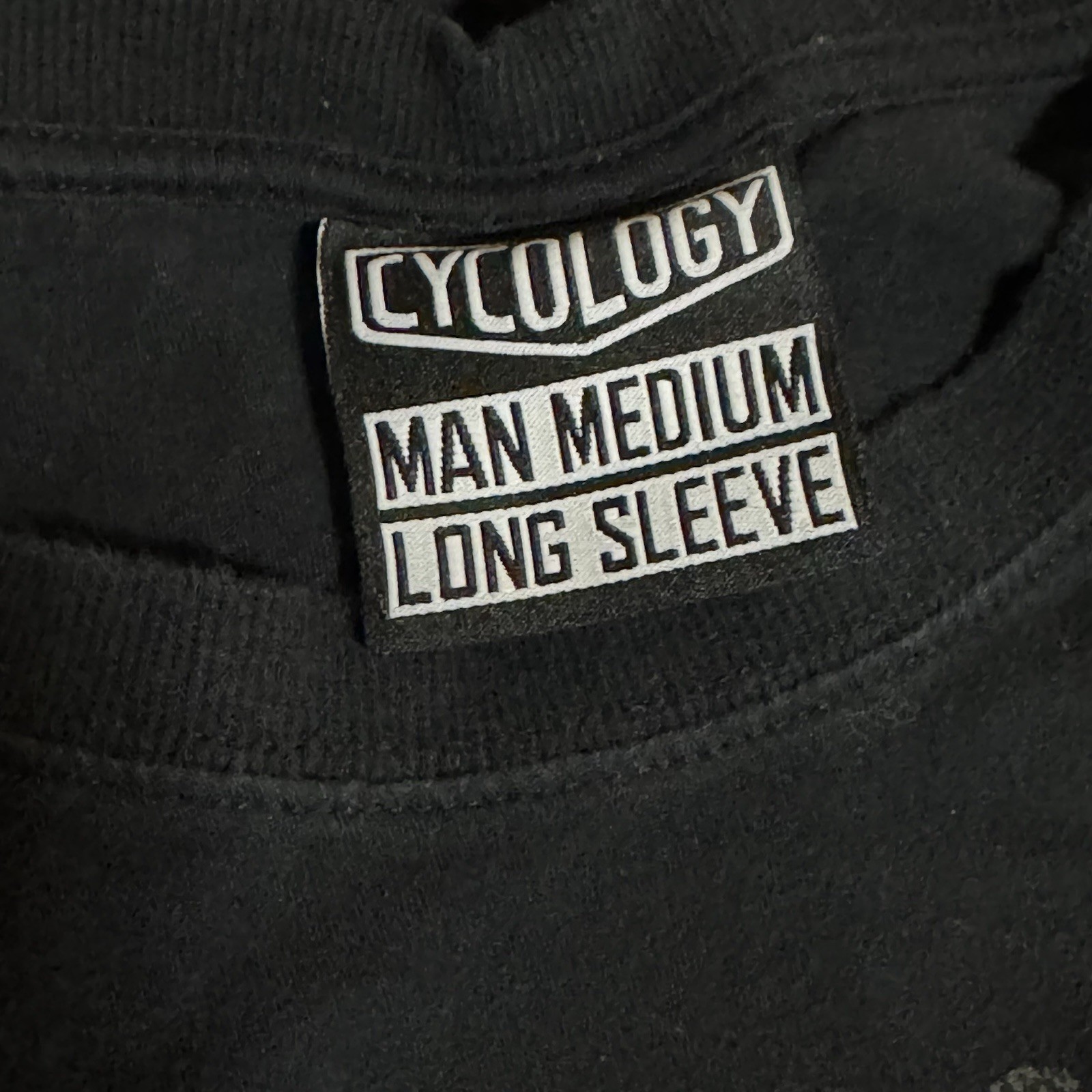 Cycology Cycling Is The New Black Men’s Medium Long Sleeve Shirt