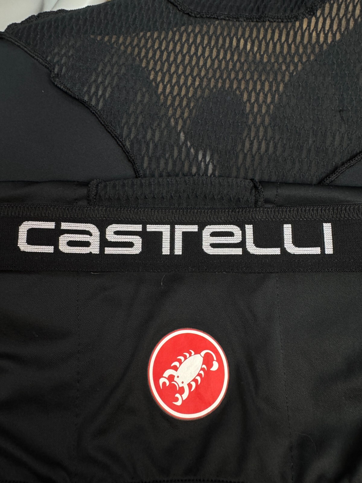 CASTELLI CYCLING SHIRT BIKE SPORTS JERSEY MENS BLACK SIZE M