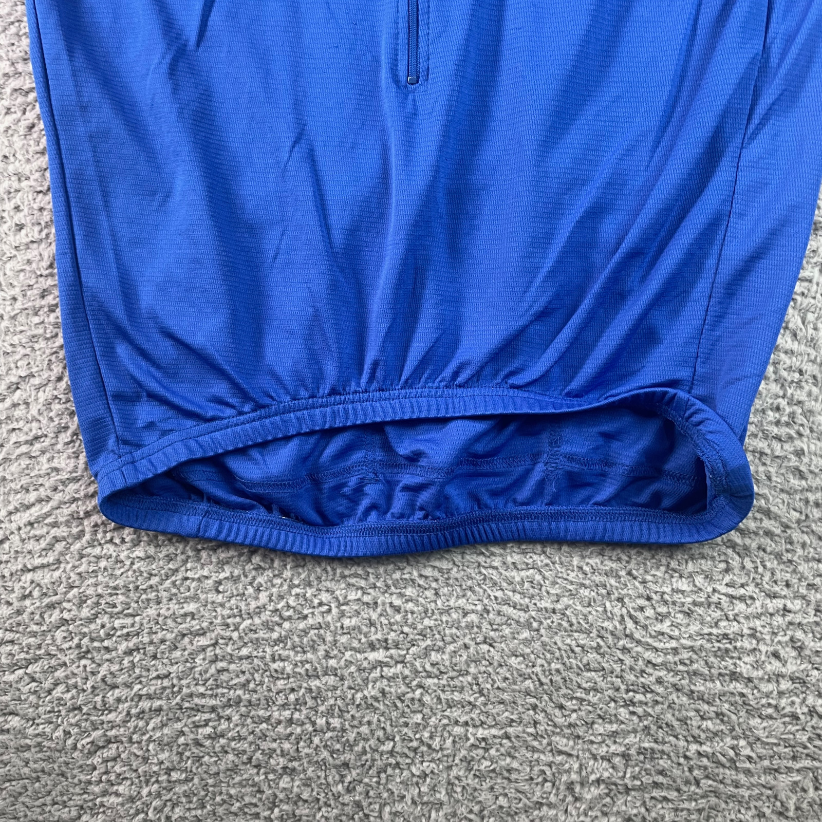 REI Cycle Jersey Men’s L Made in USA Blue Short Sleeve Lightweight Performance*