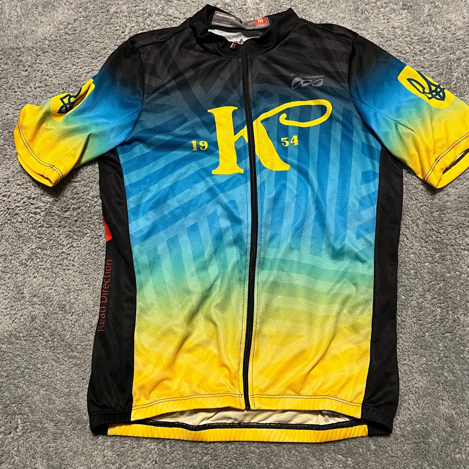 Podiumwear Cycle Jersey Shirt Mens Small Performance Cycling Pocket