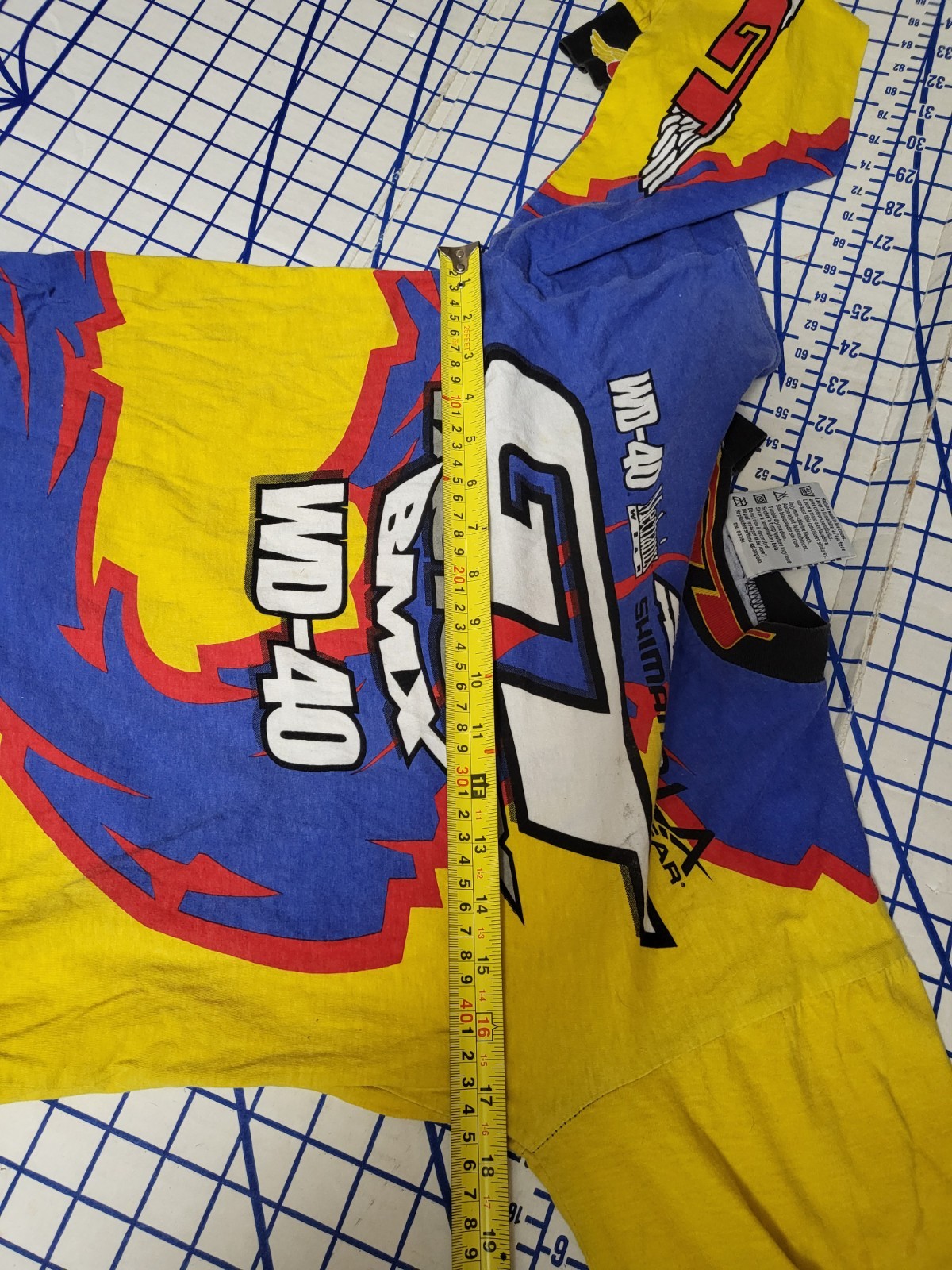 Vtg GT BMX Jersey WD-40 Team Factory Racing AXO Youth Large Gary Ellis