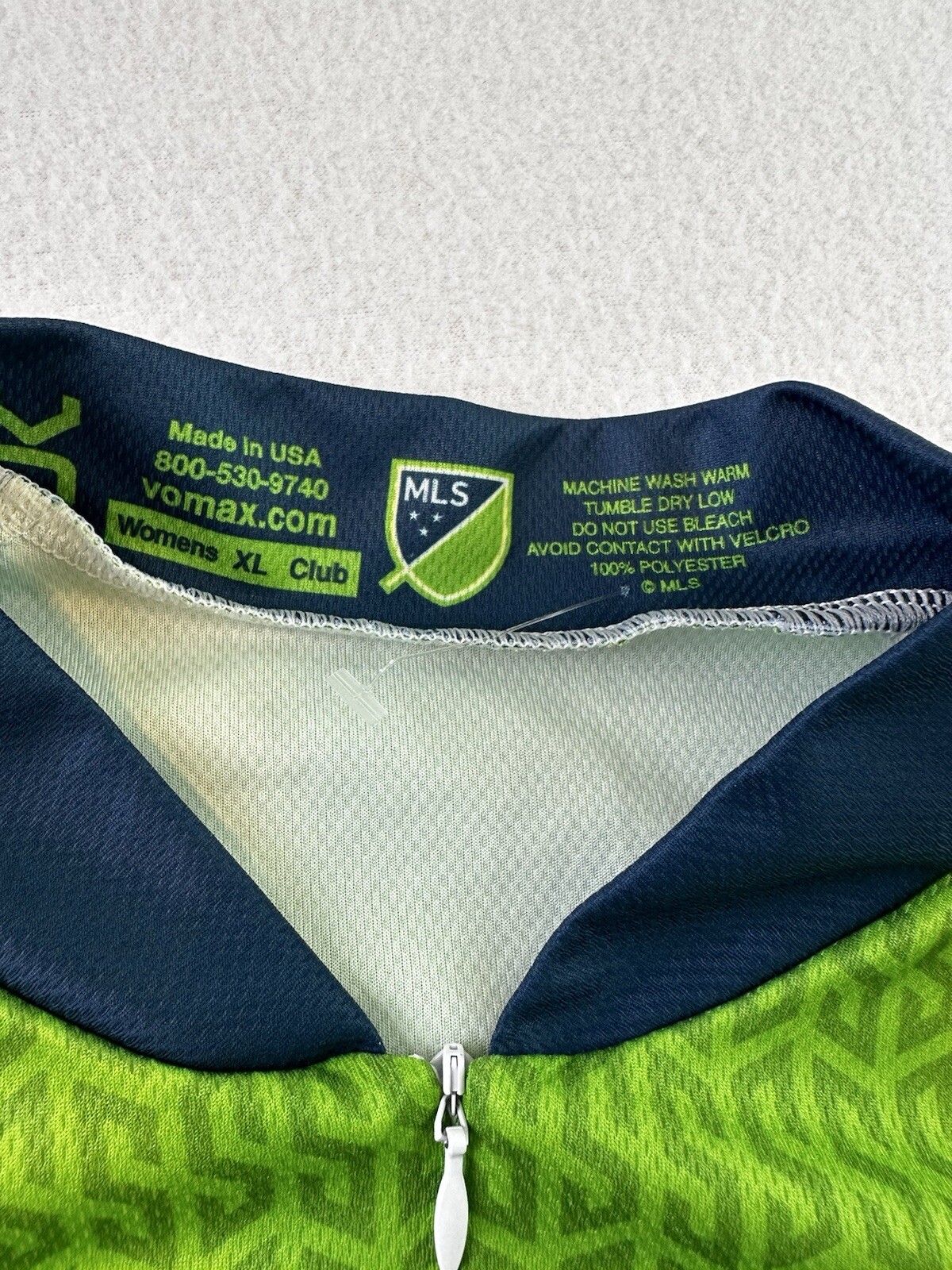 VOMAX W’s Seattle Sounders Cycling Jersey XL Green Blue