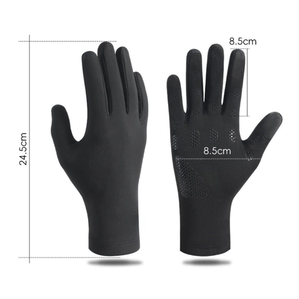 Winter Cycling Winter Bike Gloves 85% Polyester 15% Spandex Extended Wrist