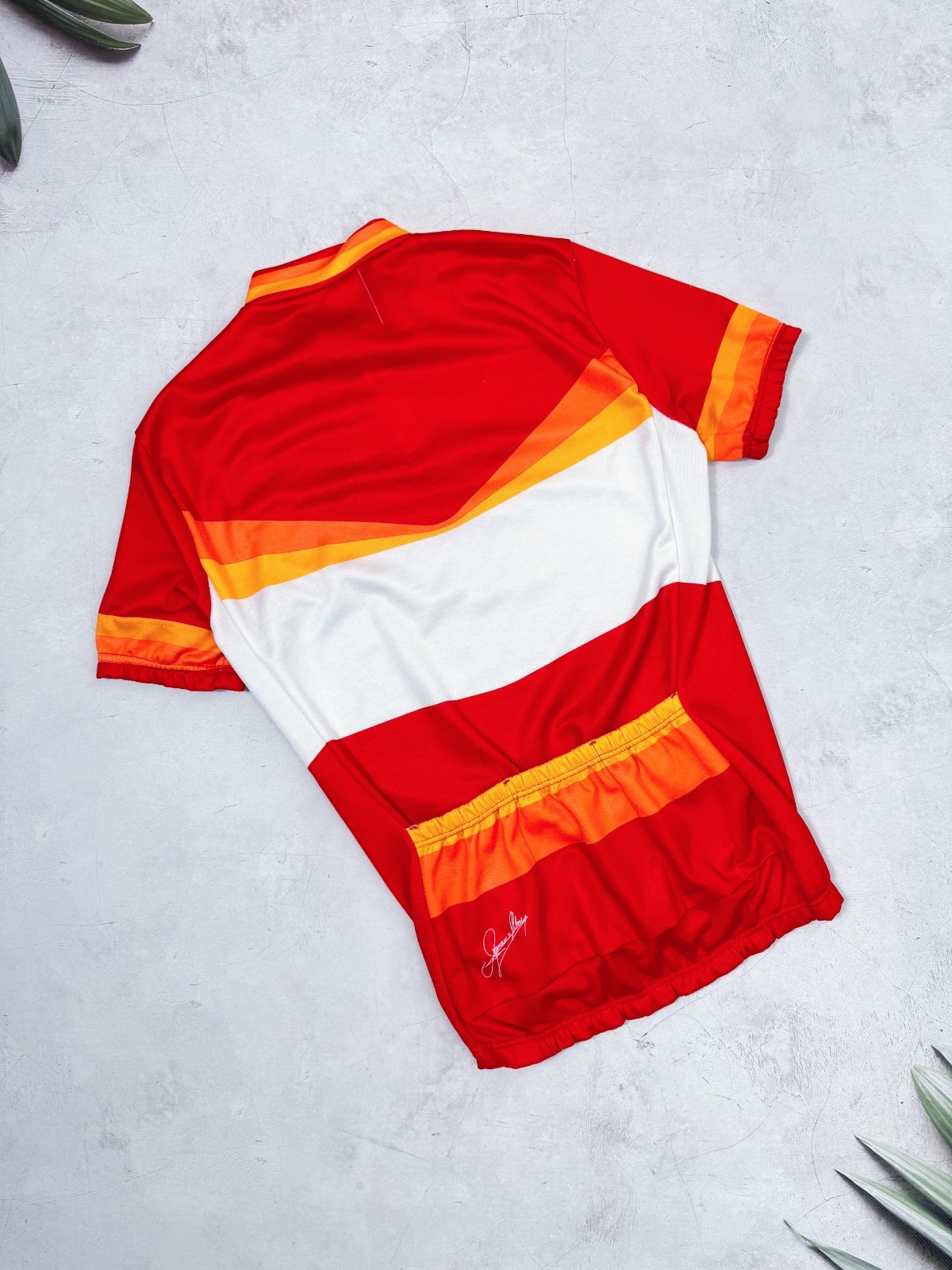 Vintage SEB Cycling Jersey Francesco Moser Signature Back Logo size Medium