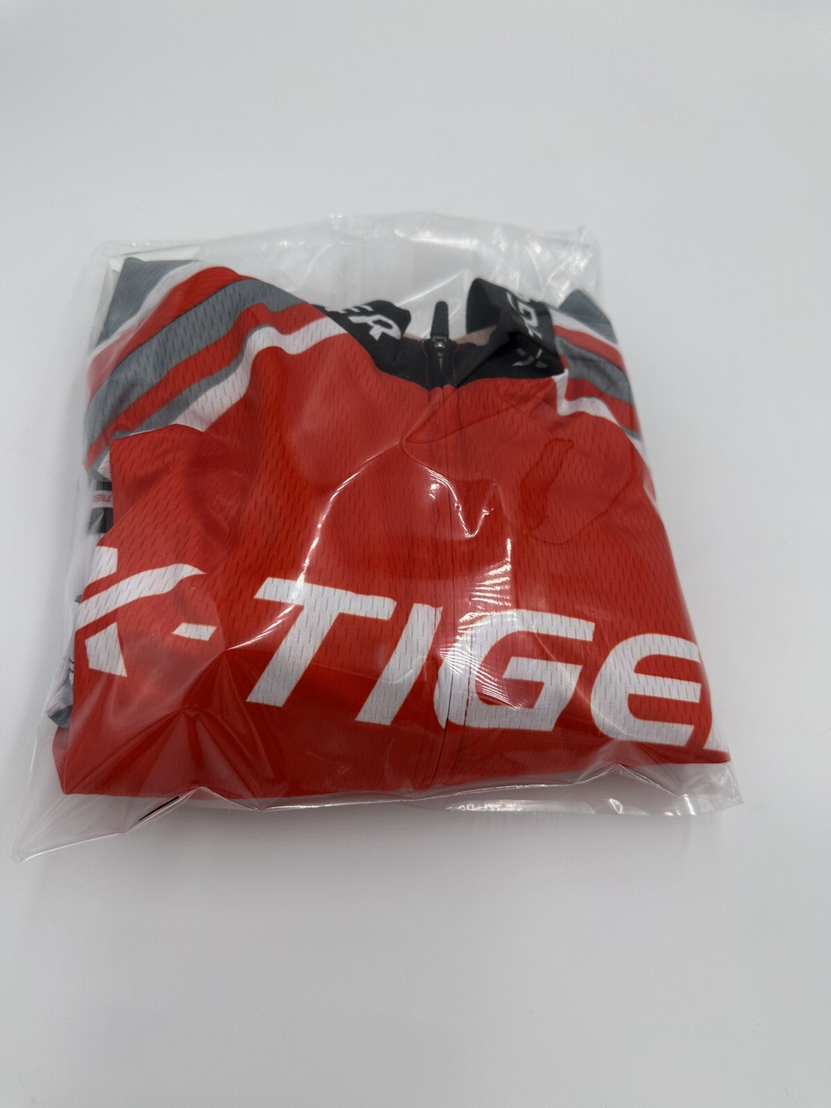 X-Tiger Men’s Cycling Jersey Black Size 2XL Short Sleeve Full Zip