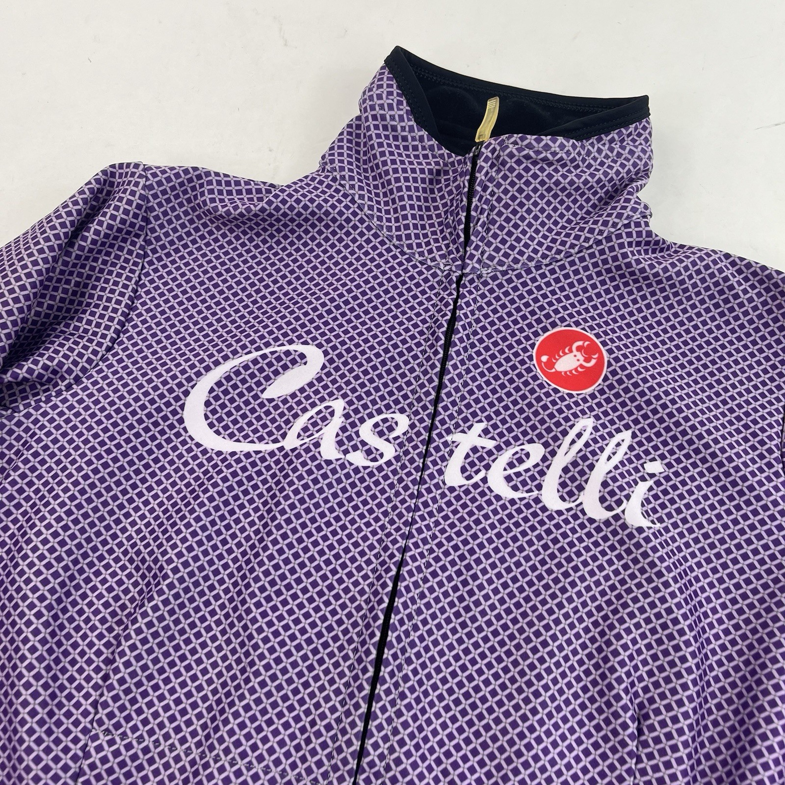 Castelli Furba Windstopper Womens Cycling Jacket Purple Size Small Rosso Corsa