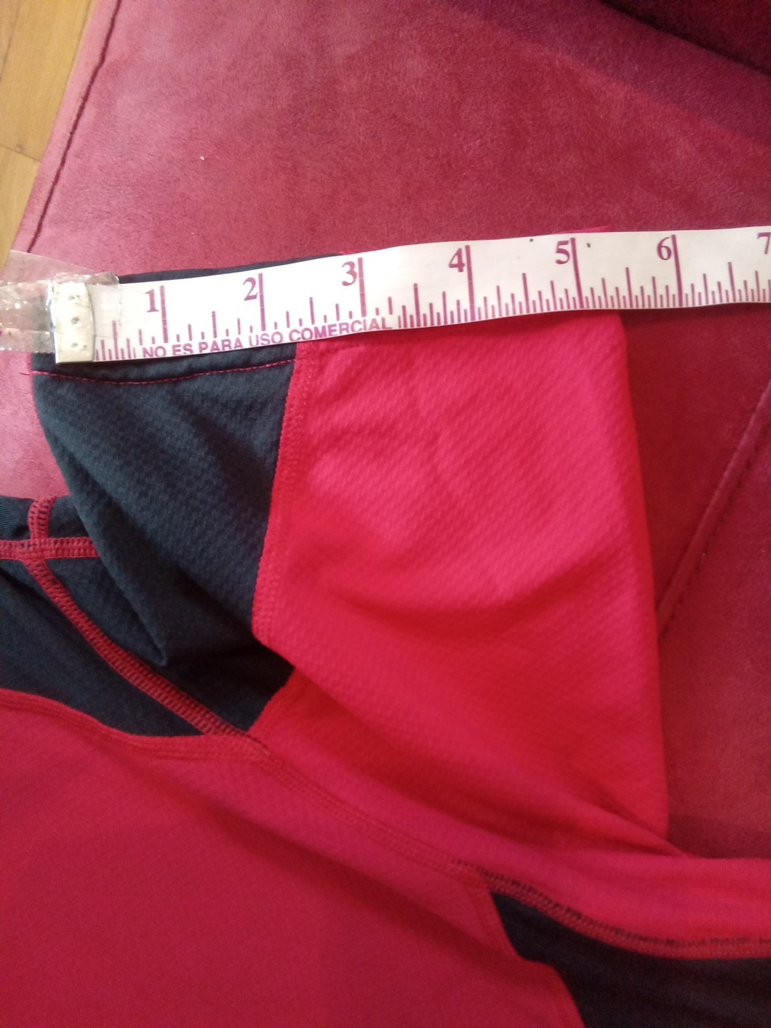 Trayl Size Red & Black Bicycling Triathlon Back 3 Pocket Jersey Shirt
