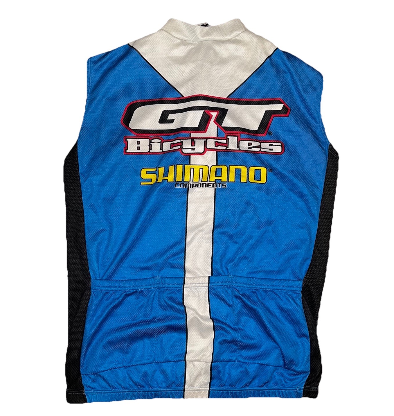Vtg 90s Mens Giordana GT Bicycles Shimano Michelin Man Cycling Jersey Medium