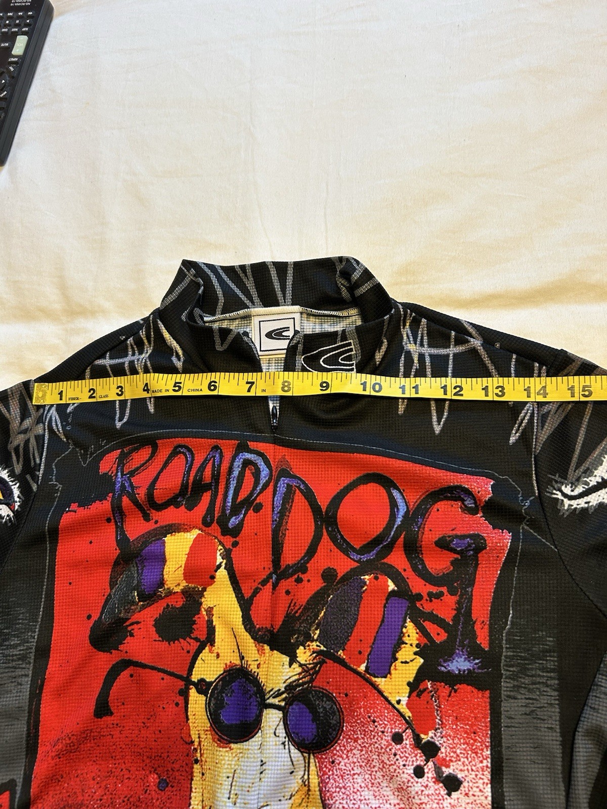 Ralph Steadman Colorado Cyclist Road Dog Bicycle Jersey Sz small