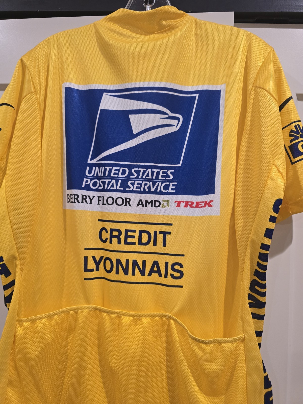 Nike Tour de France 2004 USPS Yellow Podium Jersey XL Limited Edition Cycling