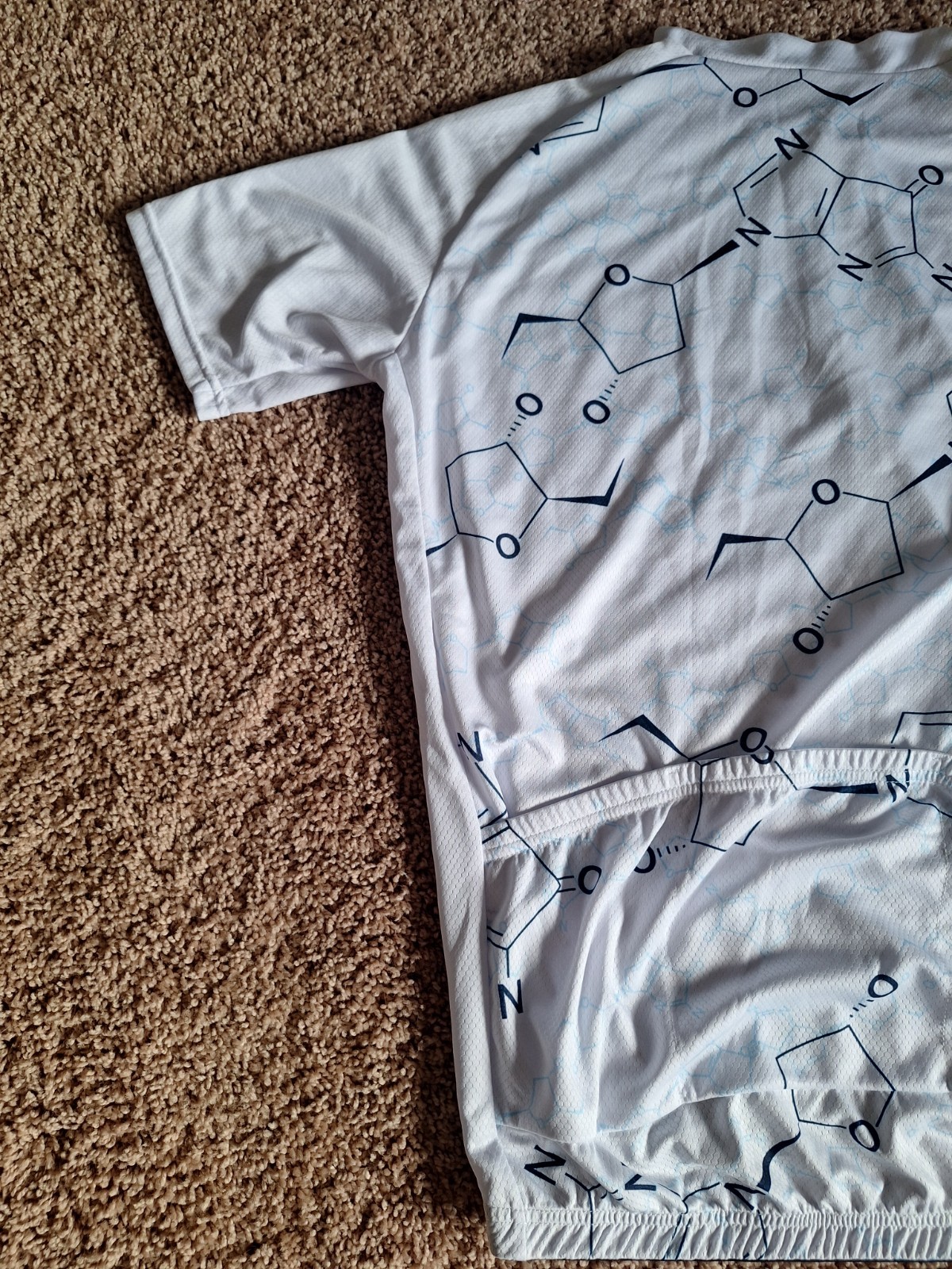 Chemistry Molecules Retro Cycling Jersey XL Men’s Unbranded 100% Polyester
