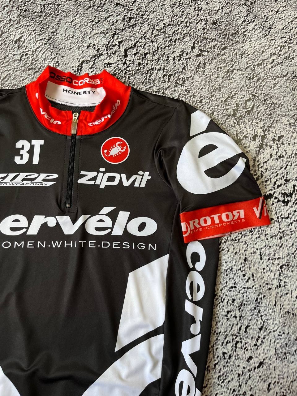 Castelli Cervélo Zipvit Team Cycling Jersey Men’s Size S
