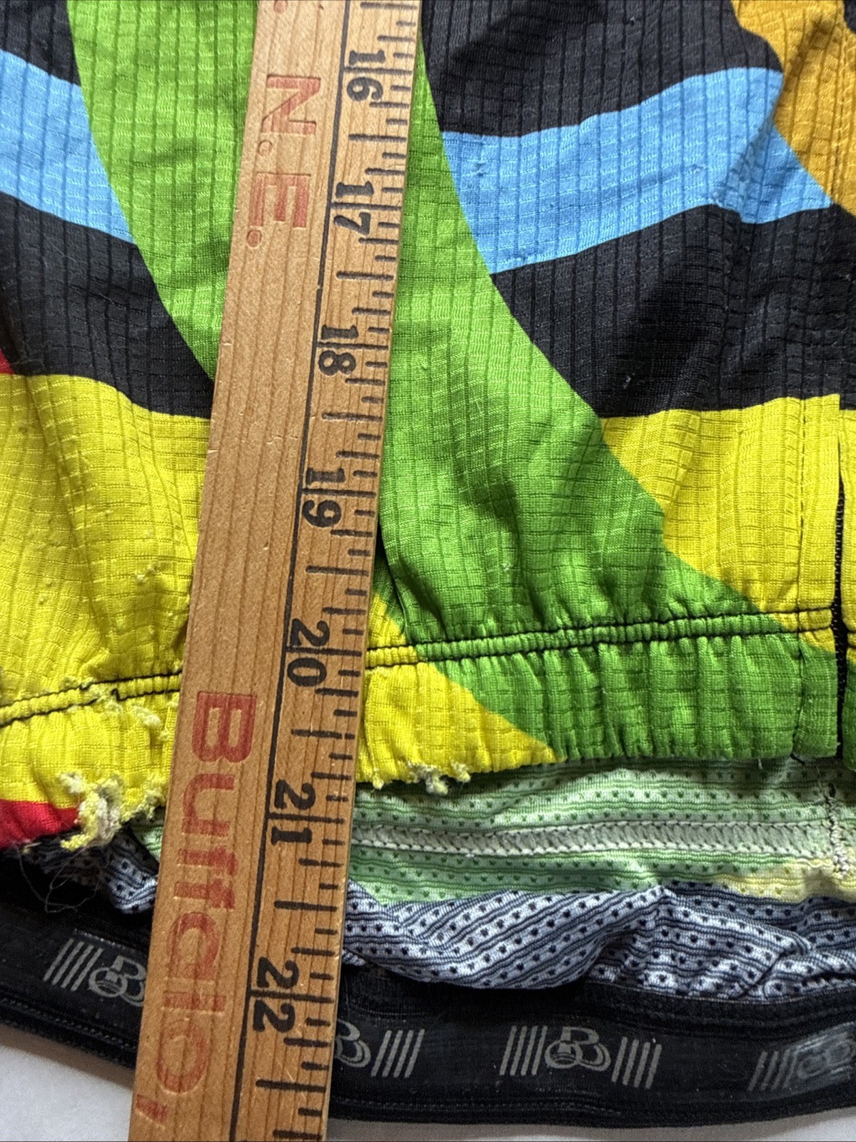 Pactimo Cycling Jersey Men Sz M Black Bright Multi Color Full Zip Short Sleeve
