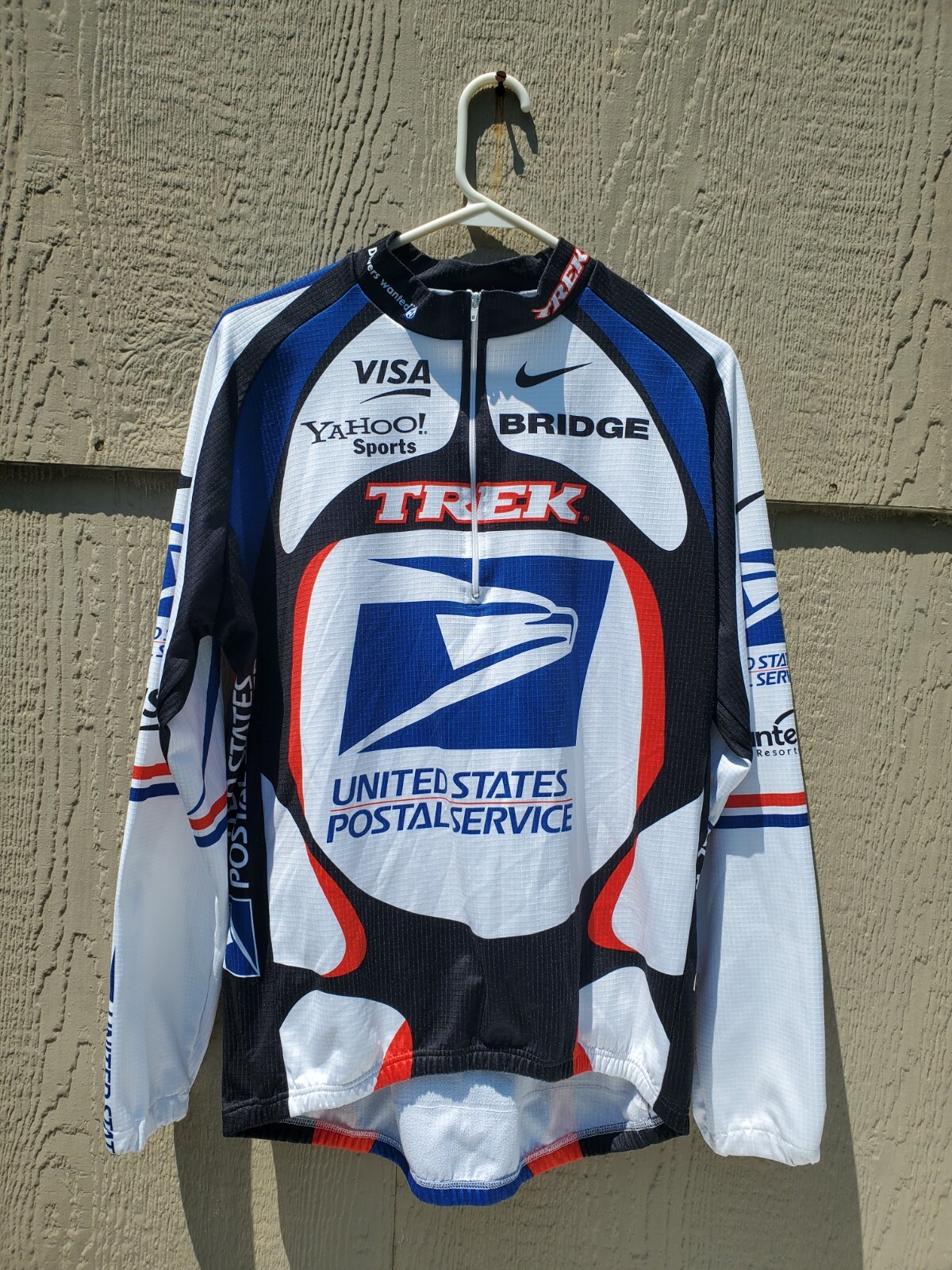 Men’s Cycling Shirt USPS USA Bridge TREK NIKE VISA THOMAS WEIDEL PARTNERS