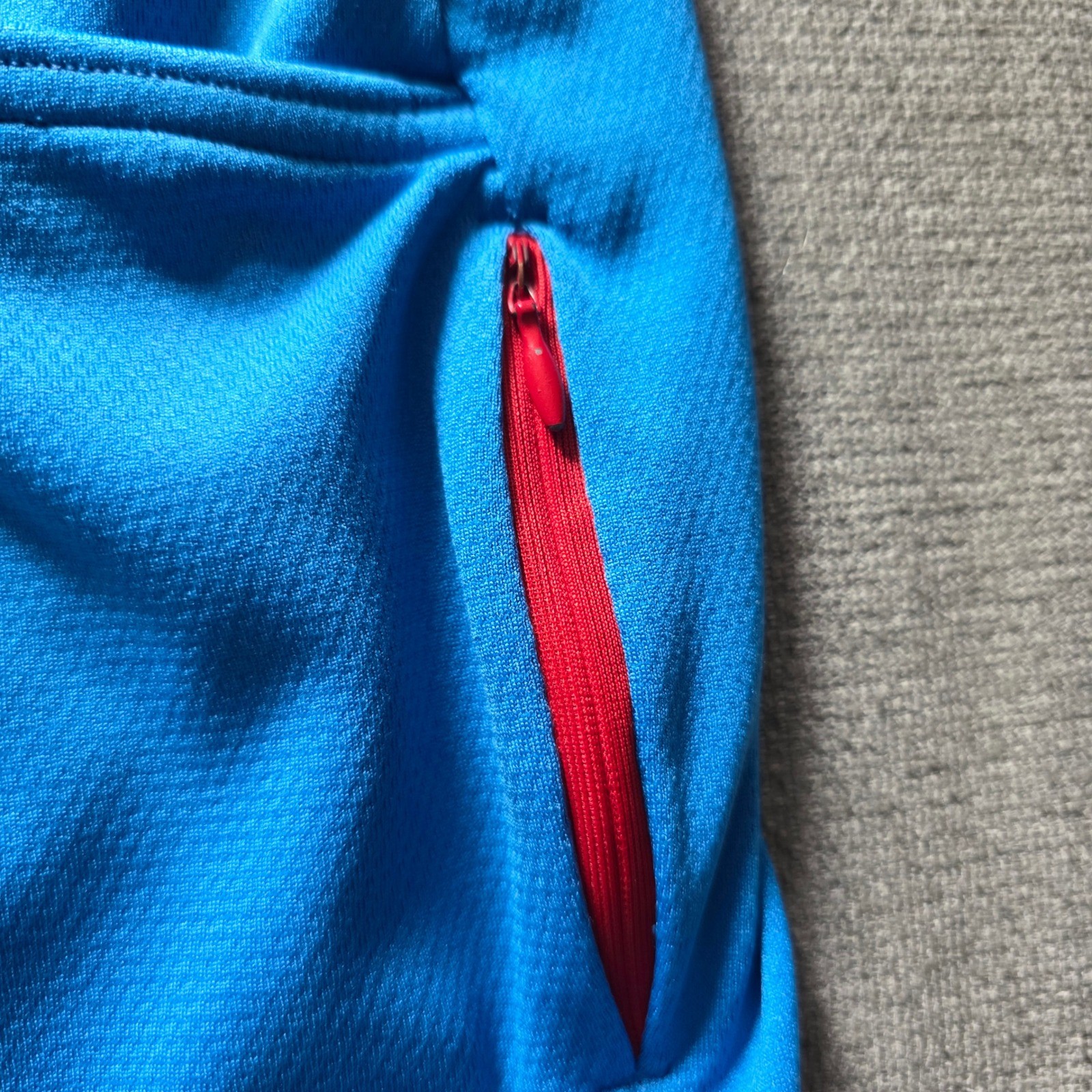 Castelli Blue Short Sleeve Cycling Jersey Full Zip Road Bike Scorpion Logo Mens