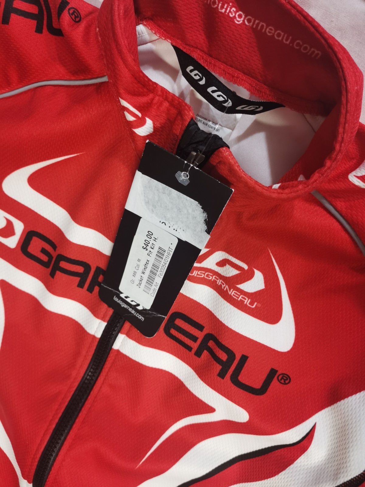Louis Garneau Zip Up Long Sleeve Men Cycling Jersey Jacket XXS NWT