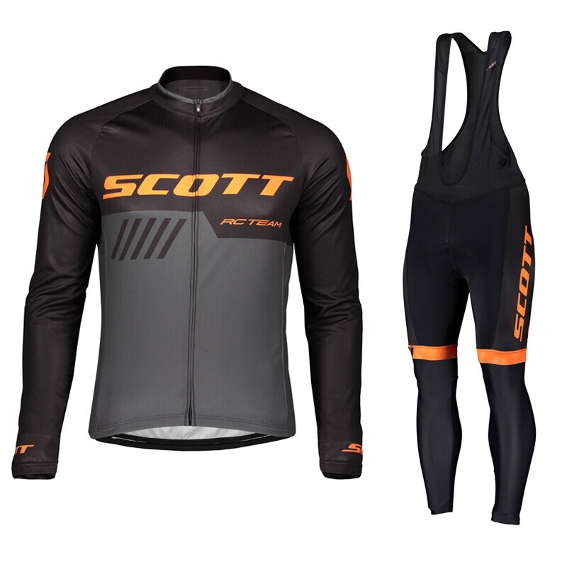 Long Sleeve Cycling Set Men Mountain Bike Clothing Breathable Bicycle Jerseys