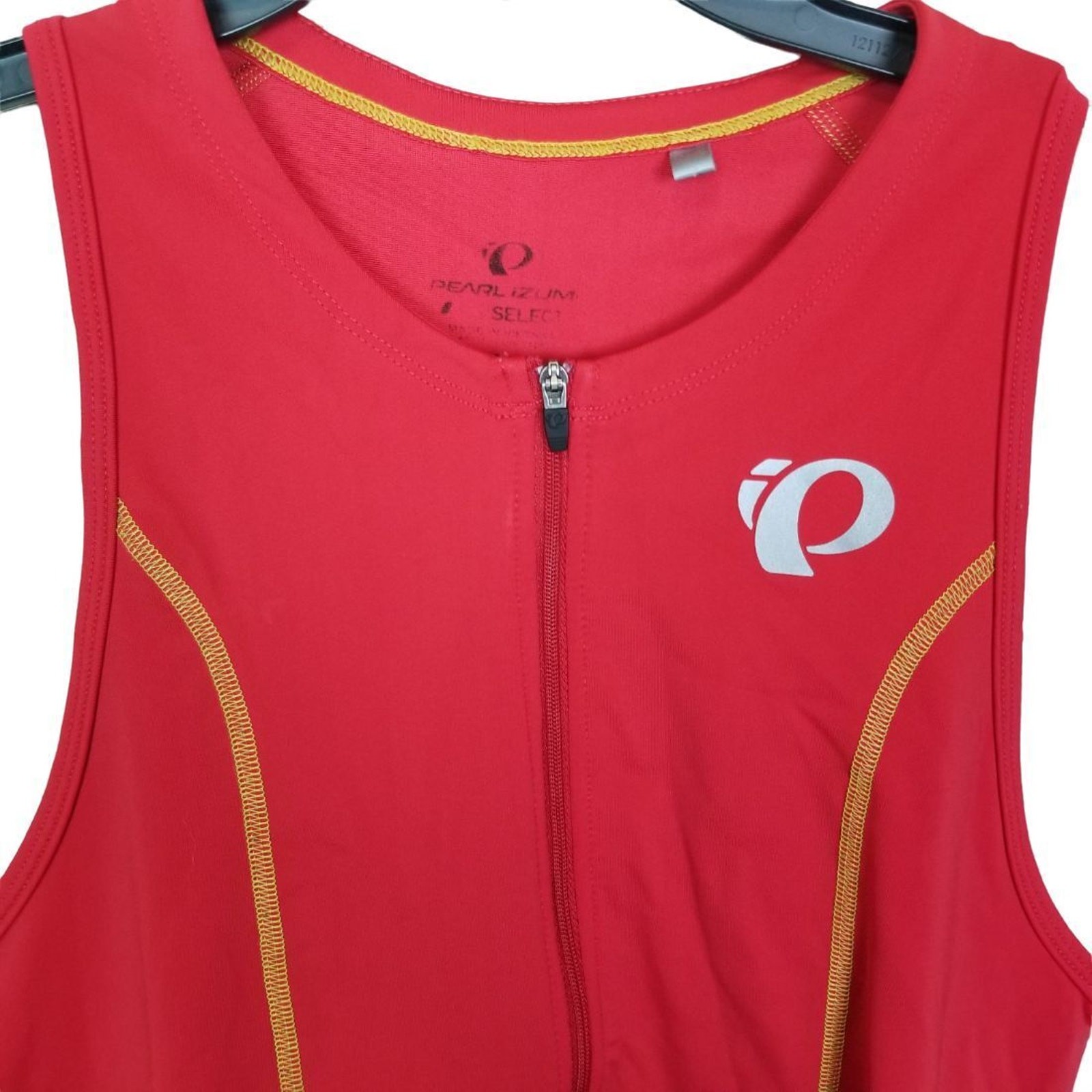 Pearl Izumi Mens Select Pursuit Tri Singlet Half Zip Athletic Shirt Sz M Stretch