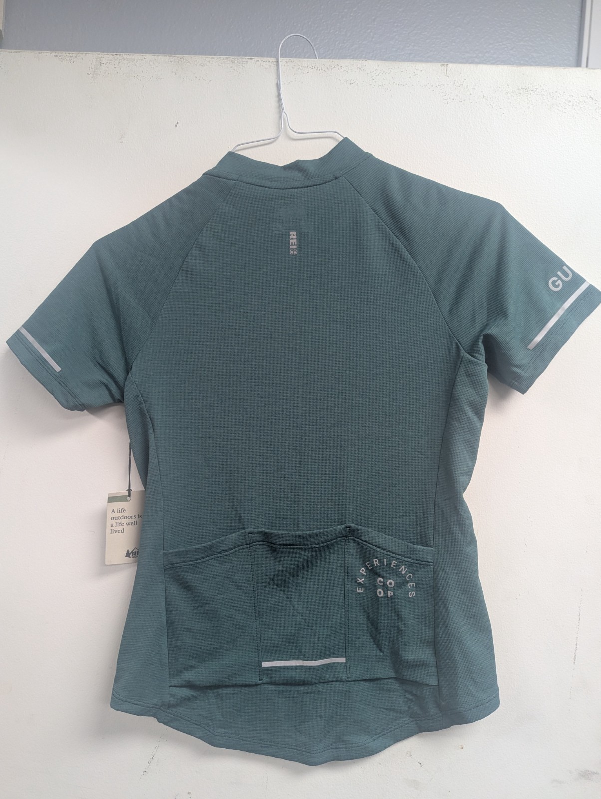 REI Co-op Guide Women’s NEW Full Zip Cycling Jersey Green XS