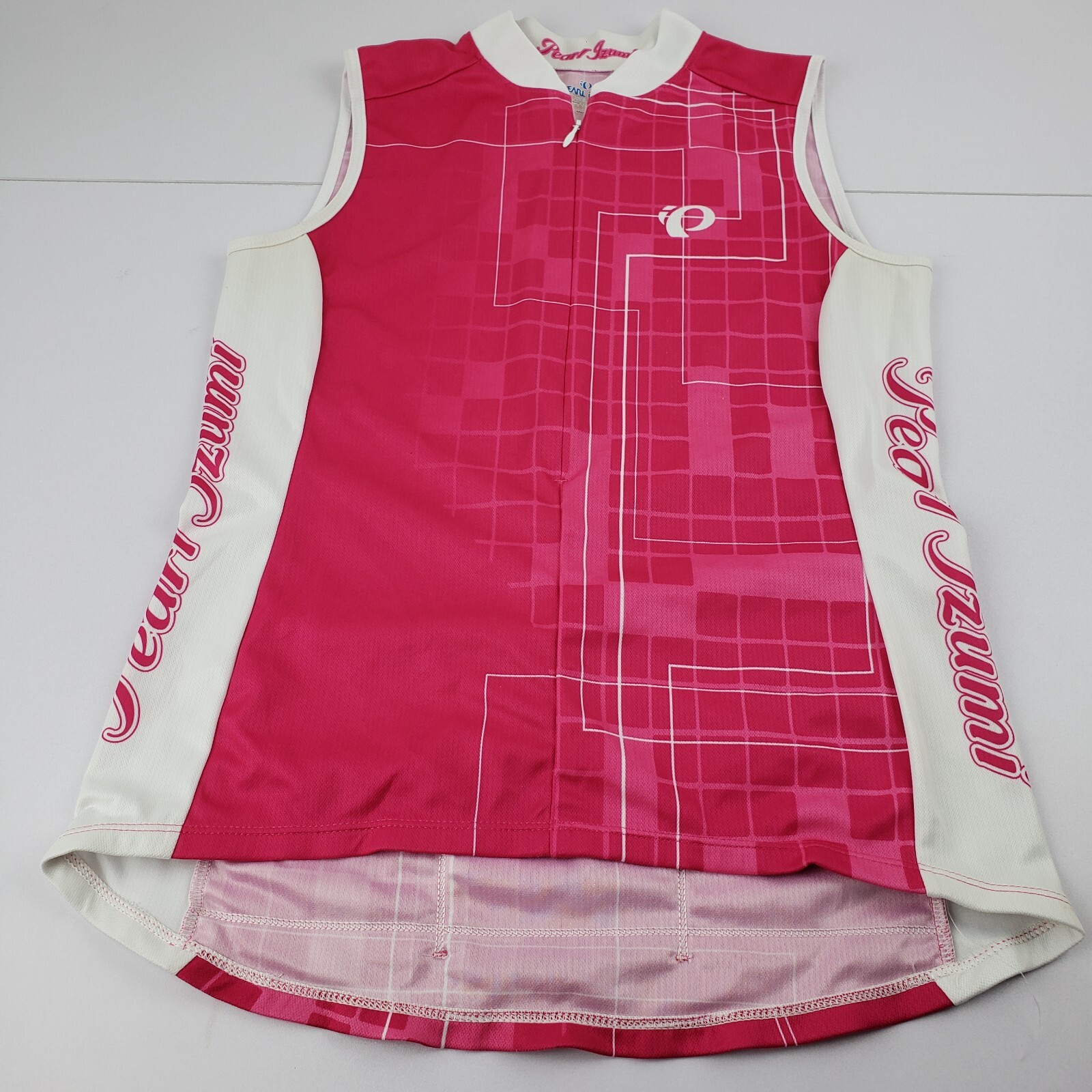 Pearl Izumi Select Cycling Jersey Women’s Medium Sleeveless 3/4 Zip Pockets