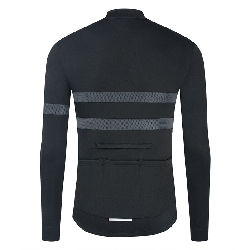 Mens Winter Cycling Jacket Bike Jersey Fleece Thermal Bicycle Long Sleeve Jersey