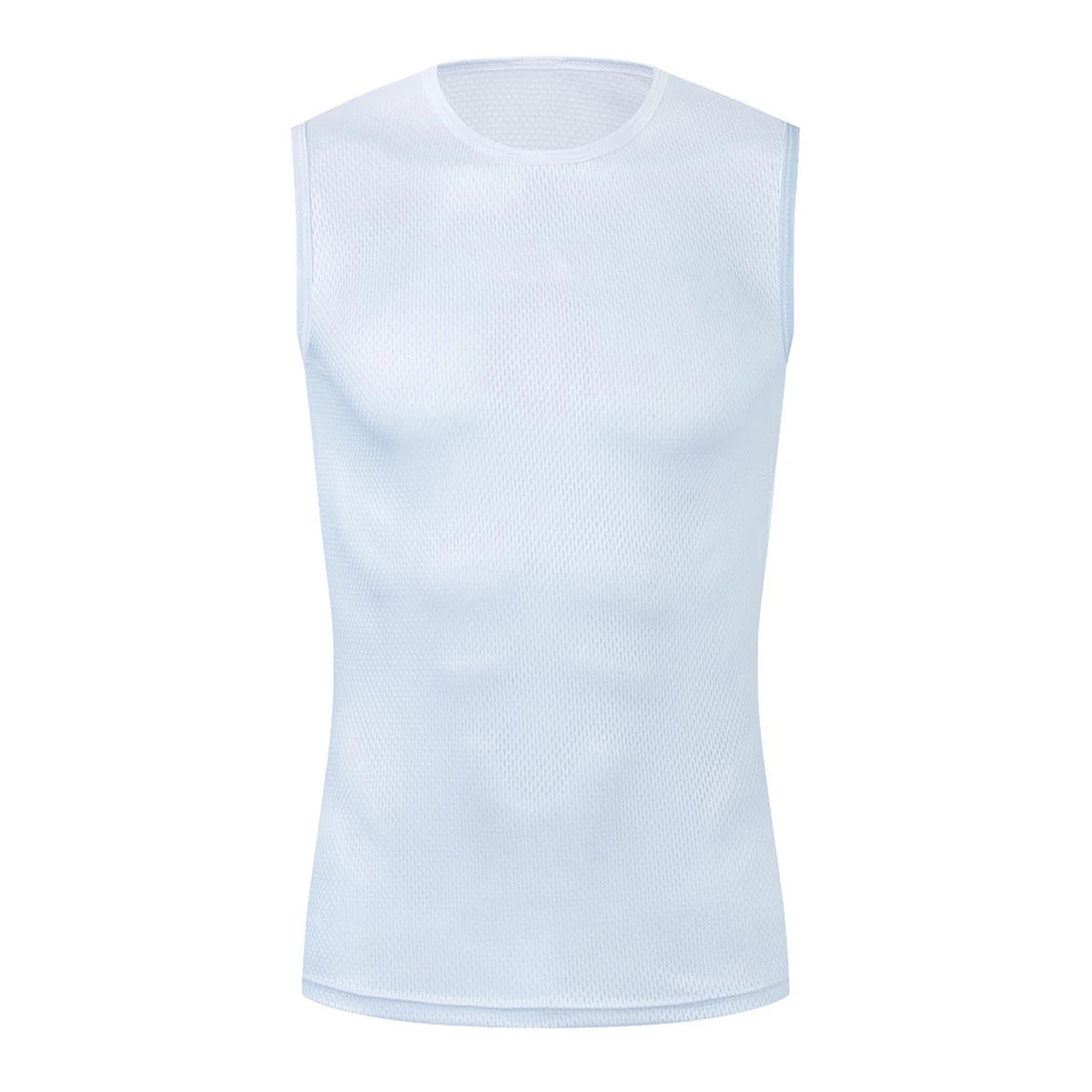 Reflective Cycling Base Layers White Cycling Undershirt Quick Dry Vest Sport Und
