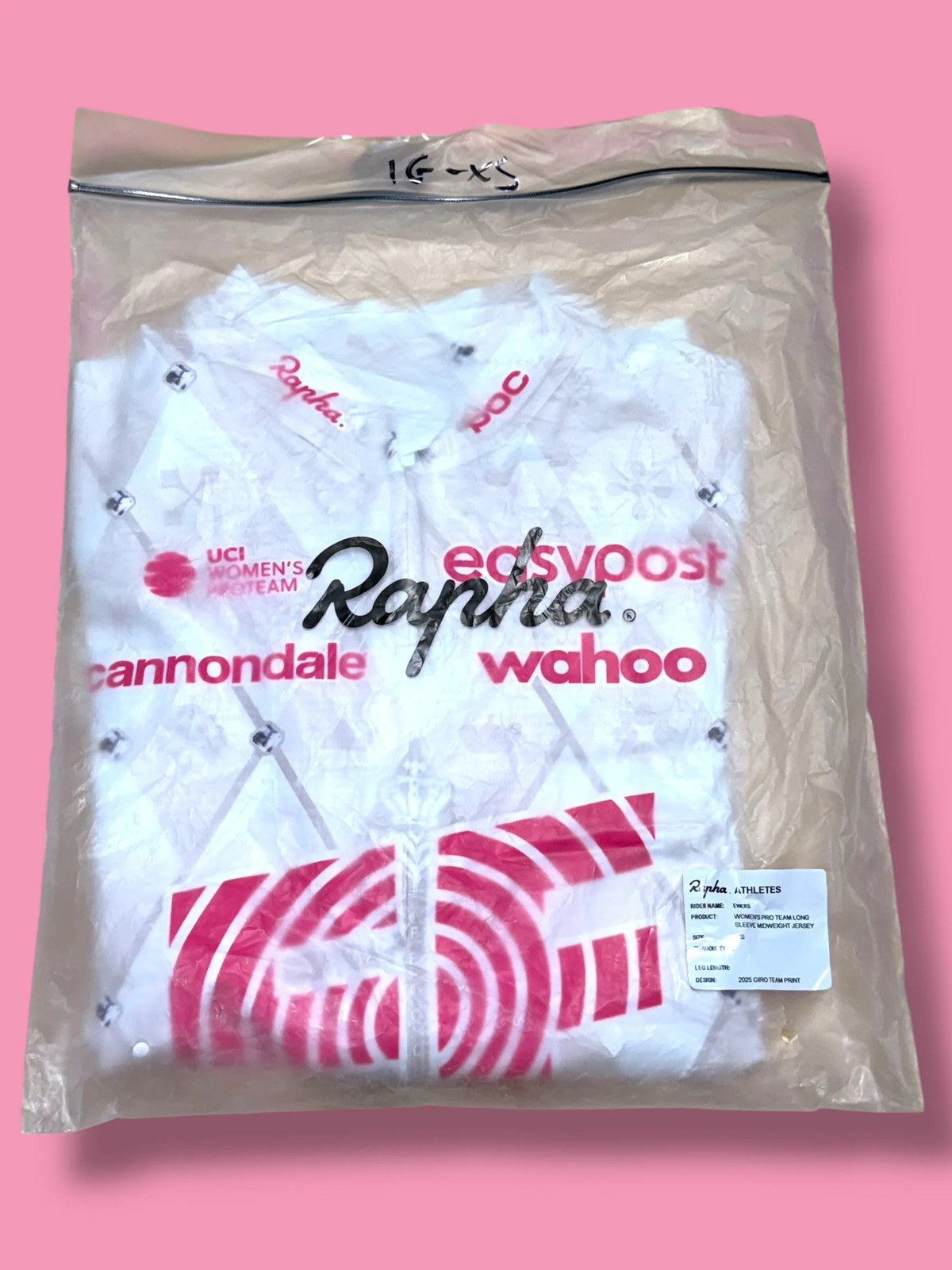 Womens Long Sleeve Pro Team Midweight Jersey Giro Switchout|Rapha |EF Education